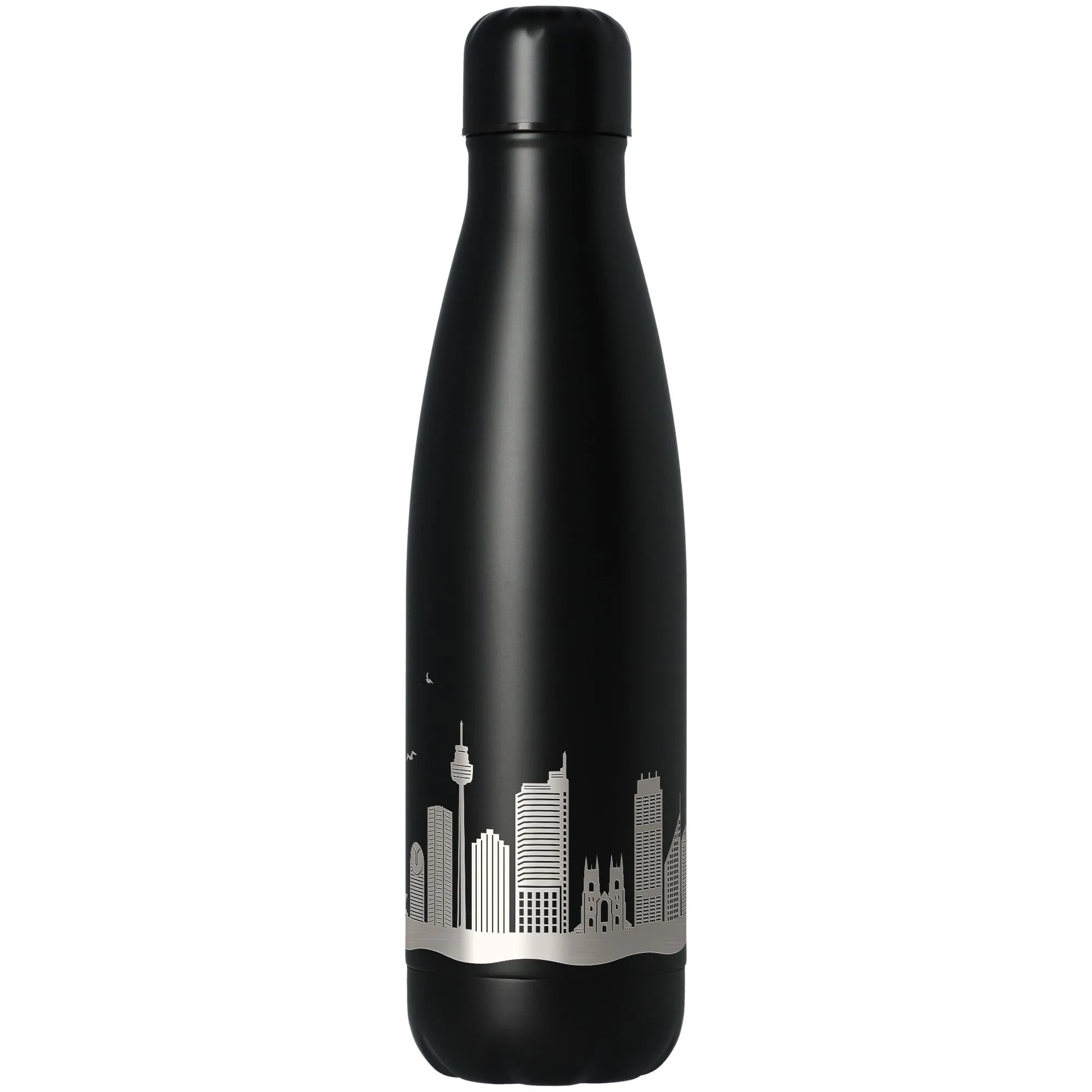 Trinkflasche Skyline Sydney Schwarz 500ml