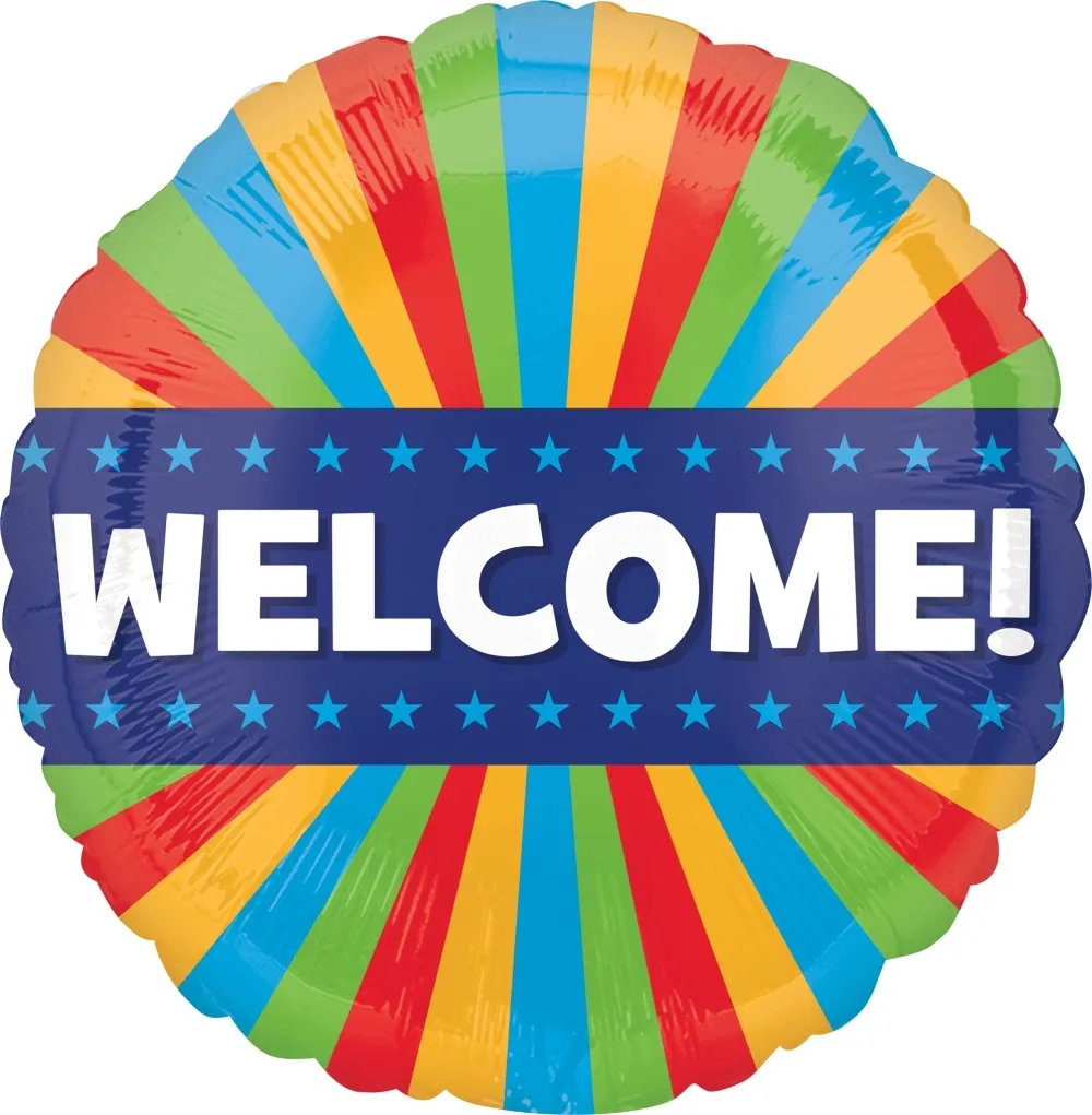 Folienballon "Welcome" 45cm