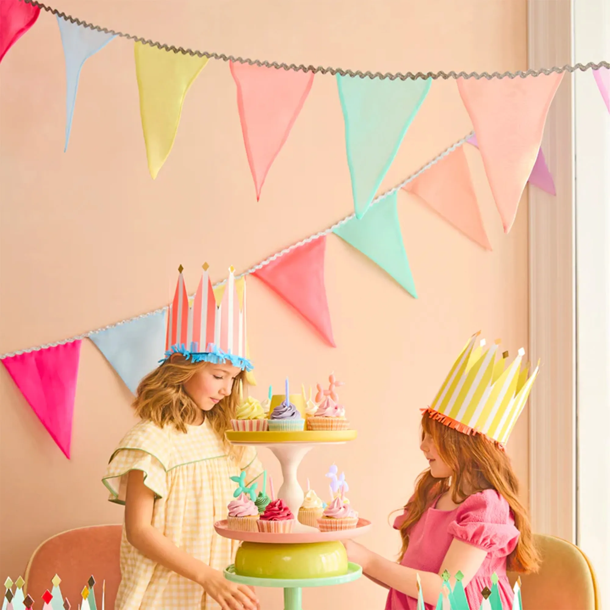 party, kuchen, cupcakes, geburtstag, krone