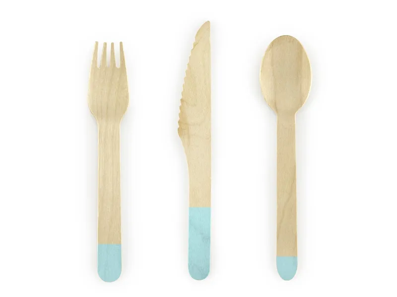 Holzbesteck 18 teilig - Mint
