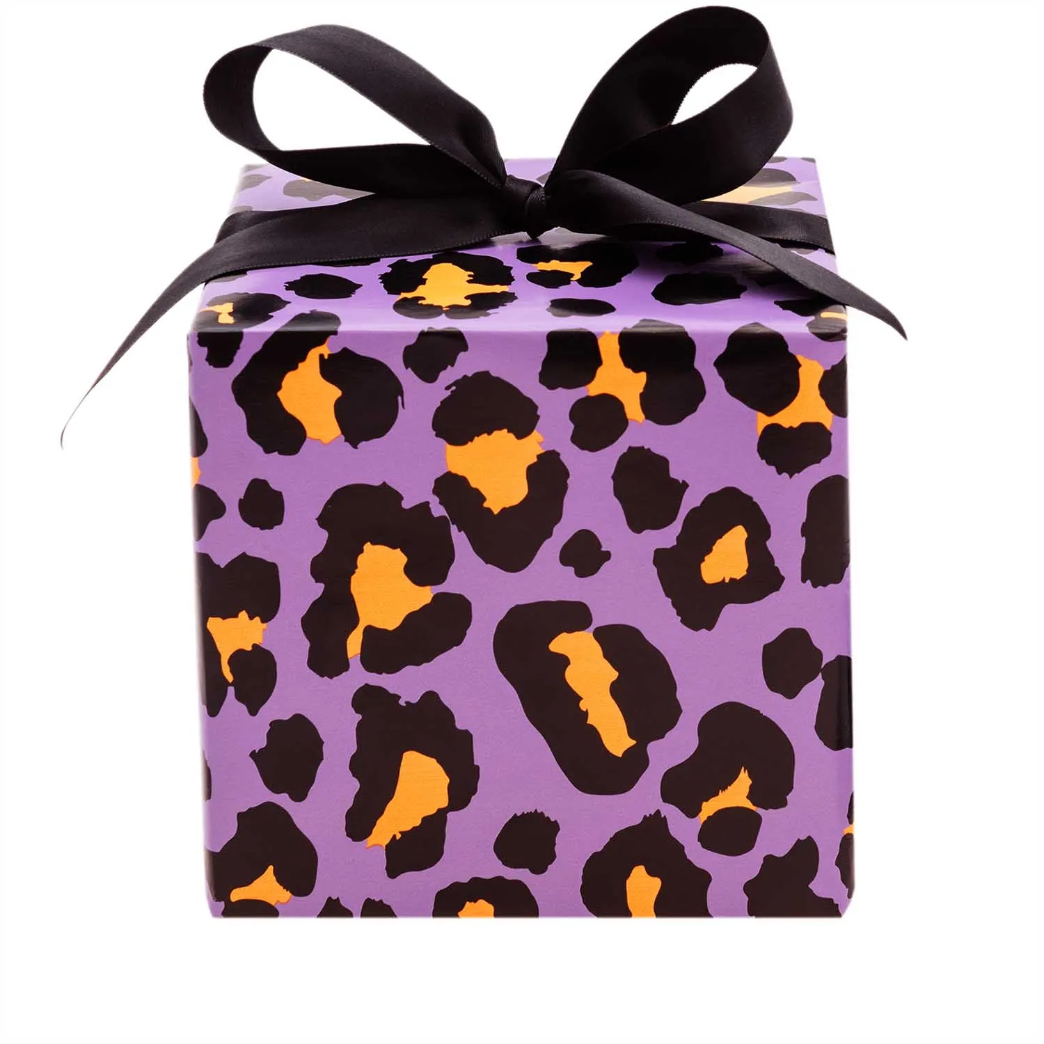 Geschenkpapier auf Rolle, "Acid Leo"- Lila 3m