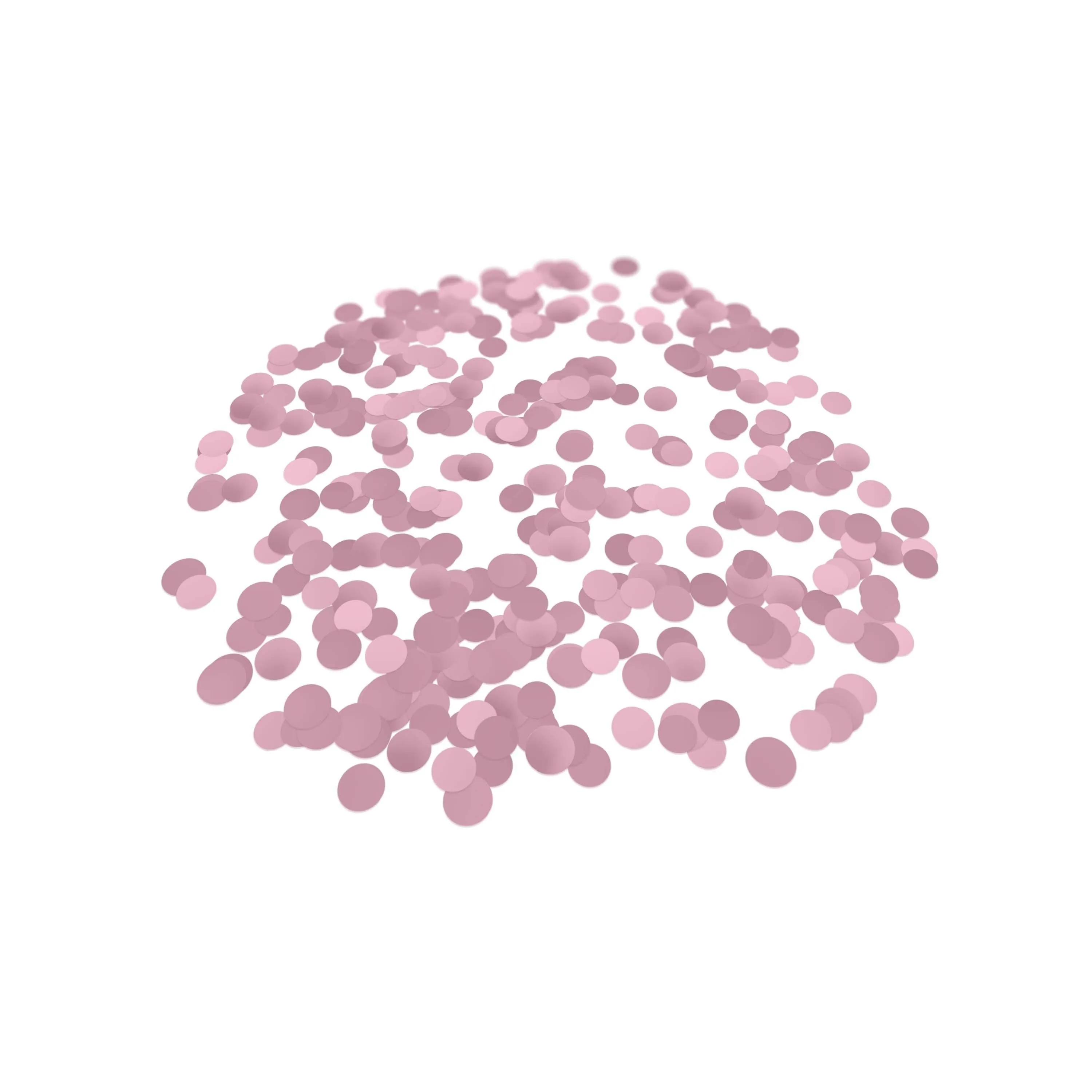 Folienkonfetti 2cm Rund 15g Satin Rosa