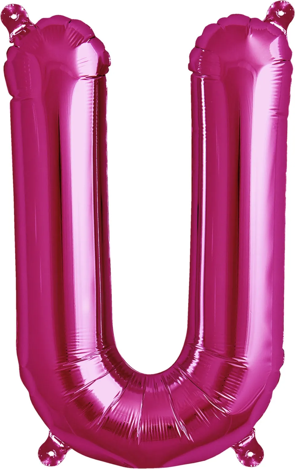 Luftballon Buchstabe U Pink 40cm