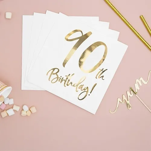 karte, Geburtstagskarte, 10. Geburtstag, Goldfolie, Konfetti