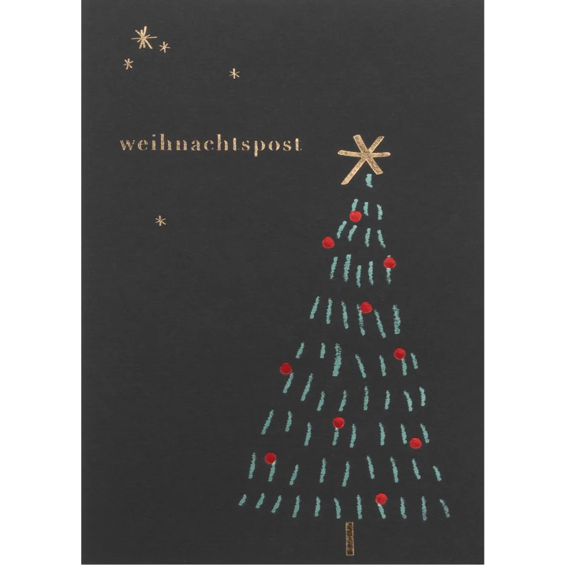 Räder Design - Grußkarte "Weihnachtspost" Tannenbaum