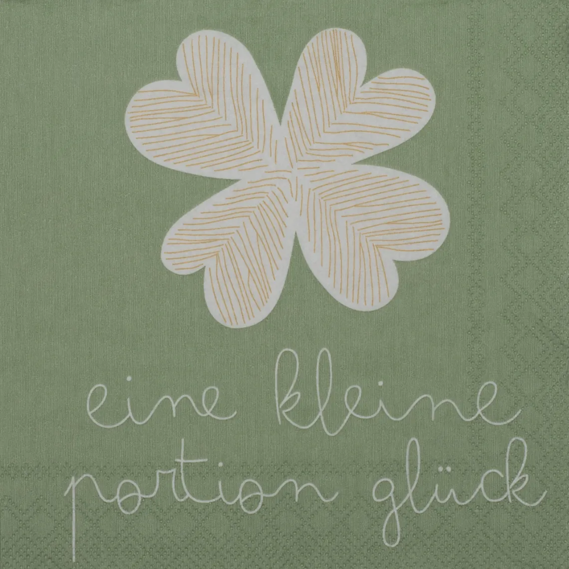 Räder Design - 20 Cocktailservietten "Eine kleine Portion Glück"