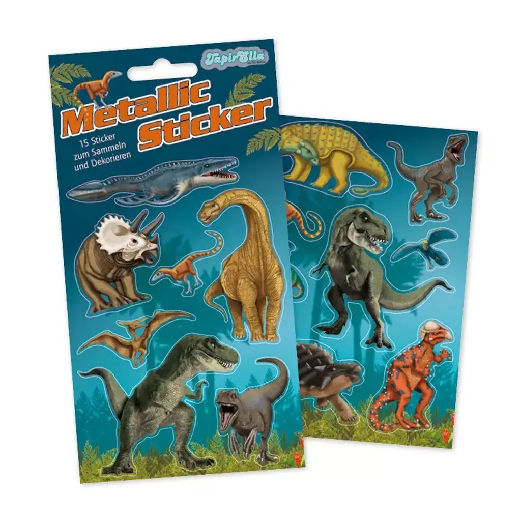 Metallic Sticker "Dinosaurier"