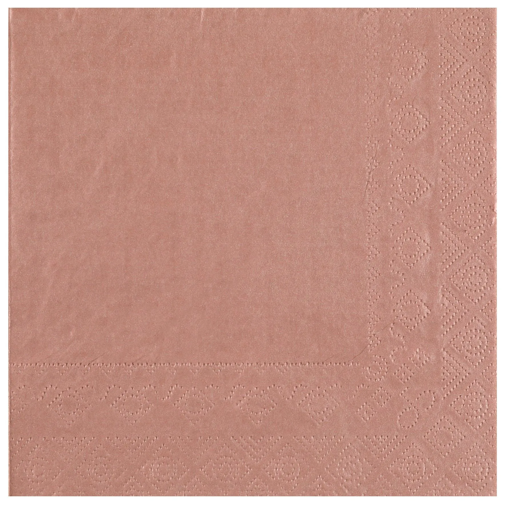 25 Servietten - Rosegold