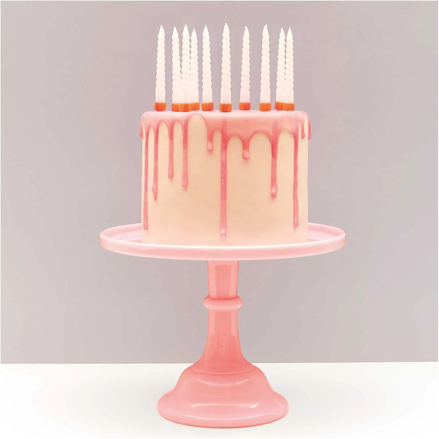10 Spiralkerzen für den Kuchen - Eierschale je Ø 1,2cm