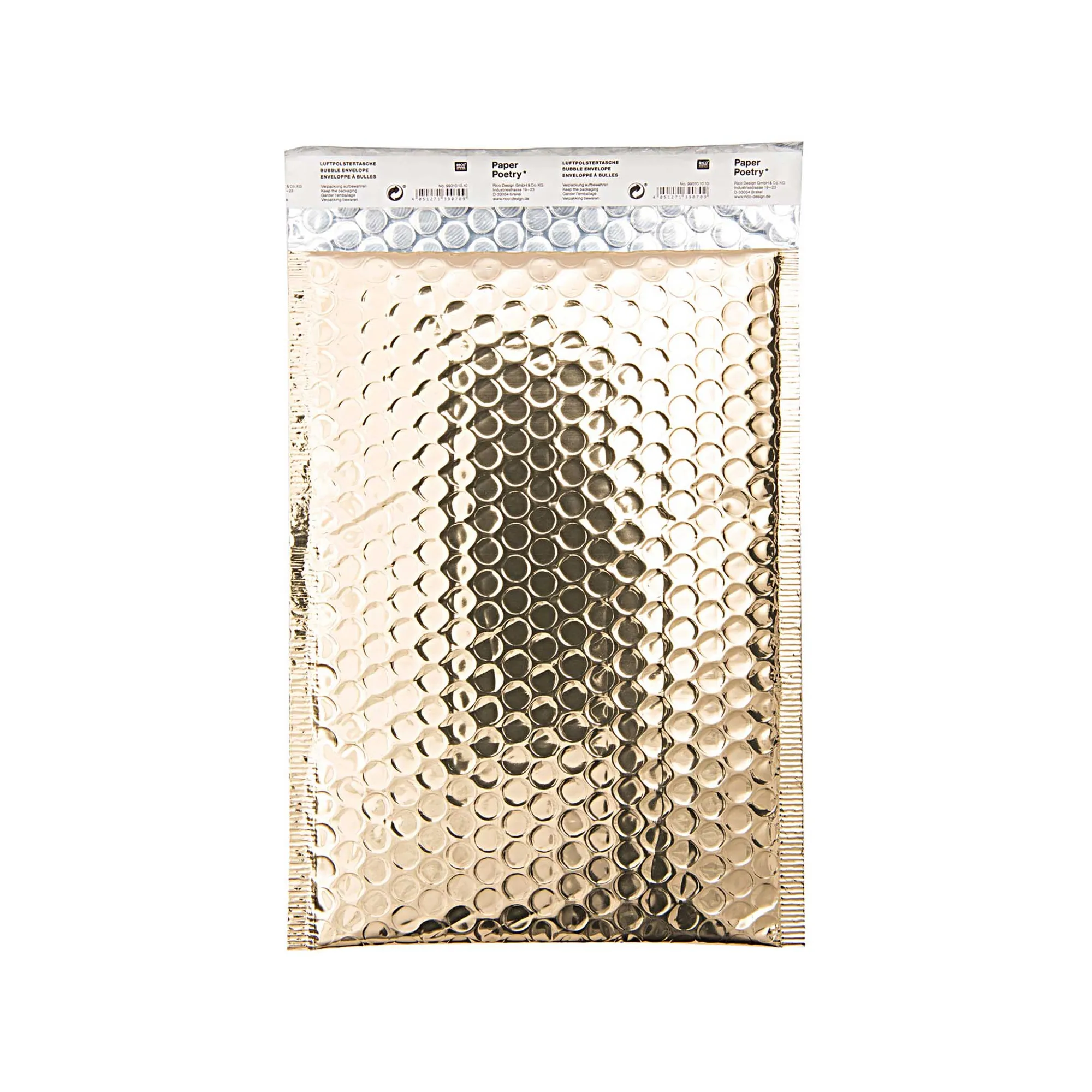 Luftpolstertasche B5, Gold