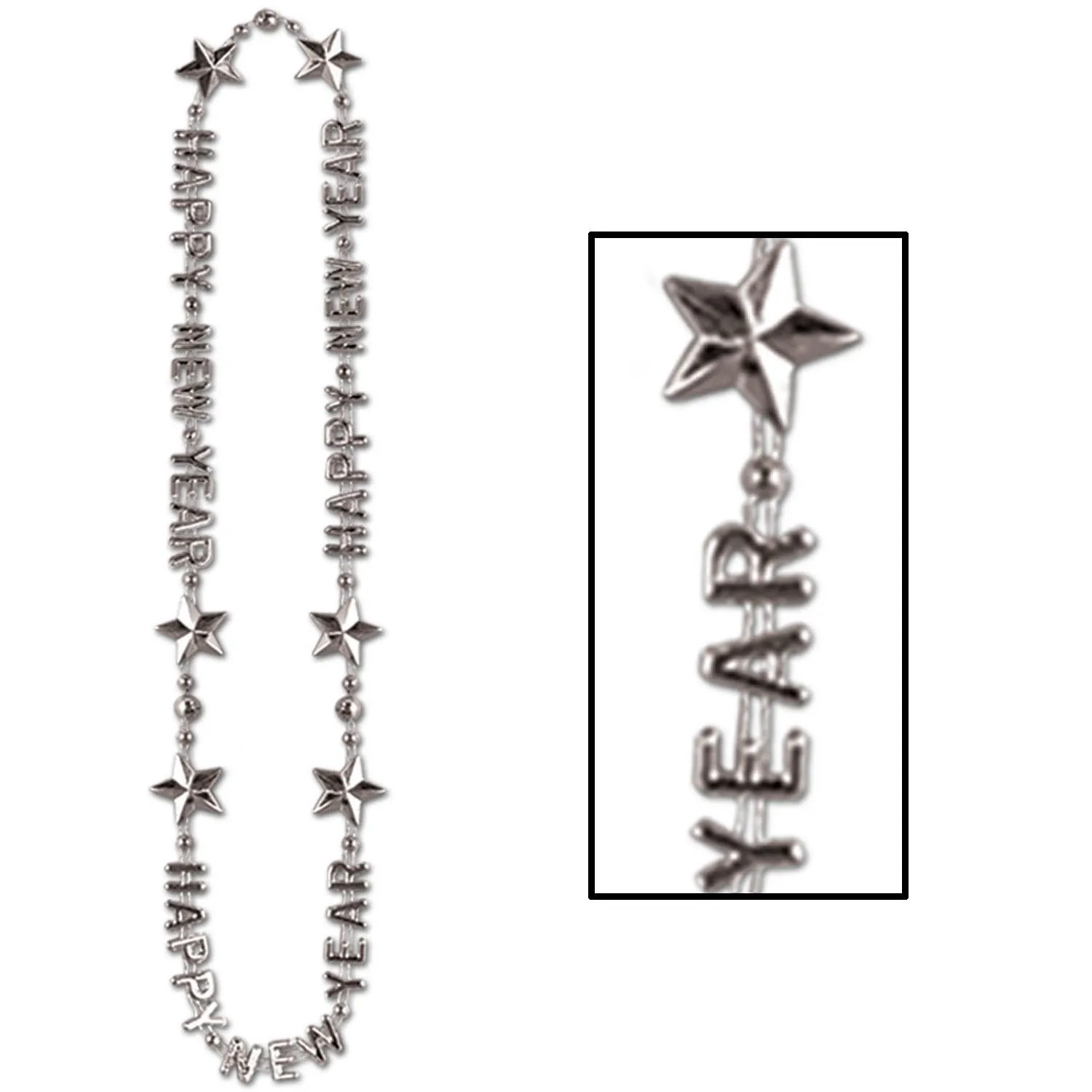 Happy New Year Kette Silber