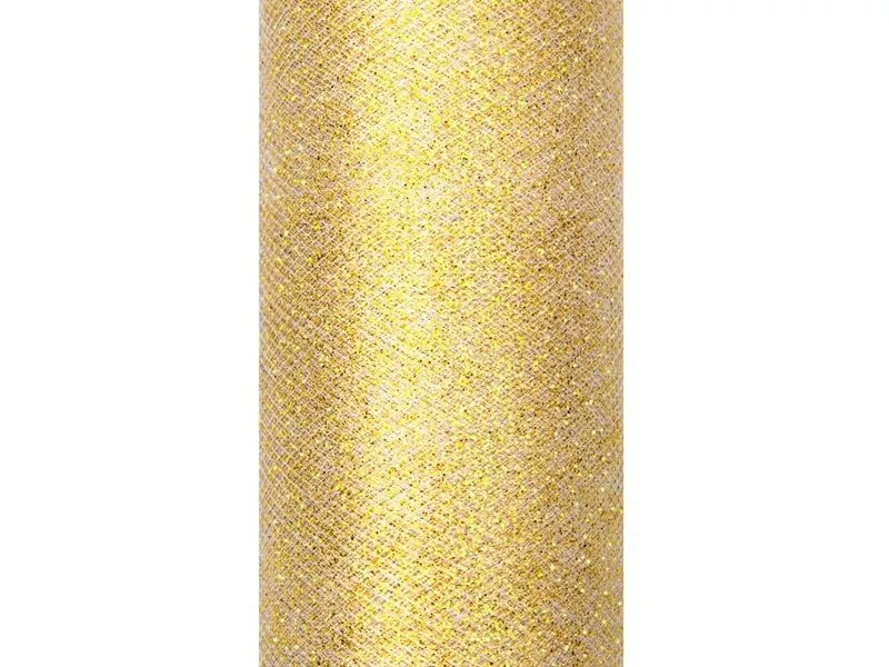 Glitzer-Tüll Gold