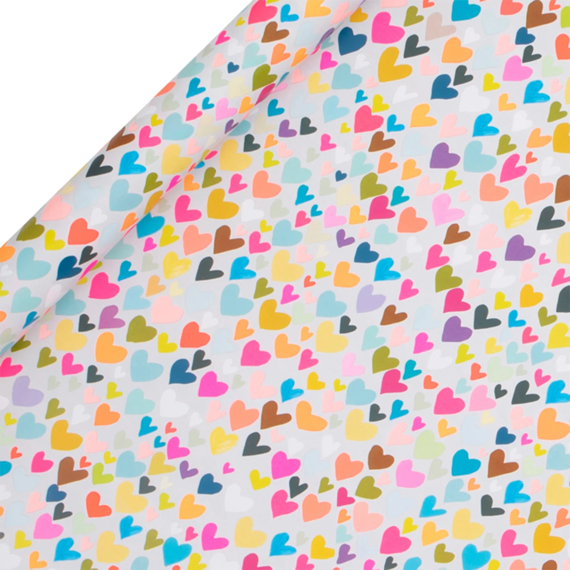 Geschenkpapier auf Rolle "Herzen" 4m