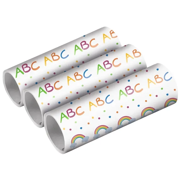 3er Set Papierluftschlangen zum Schulstart