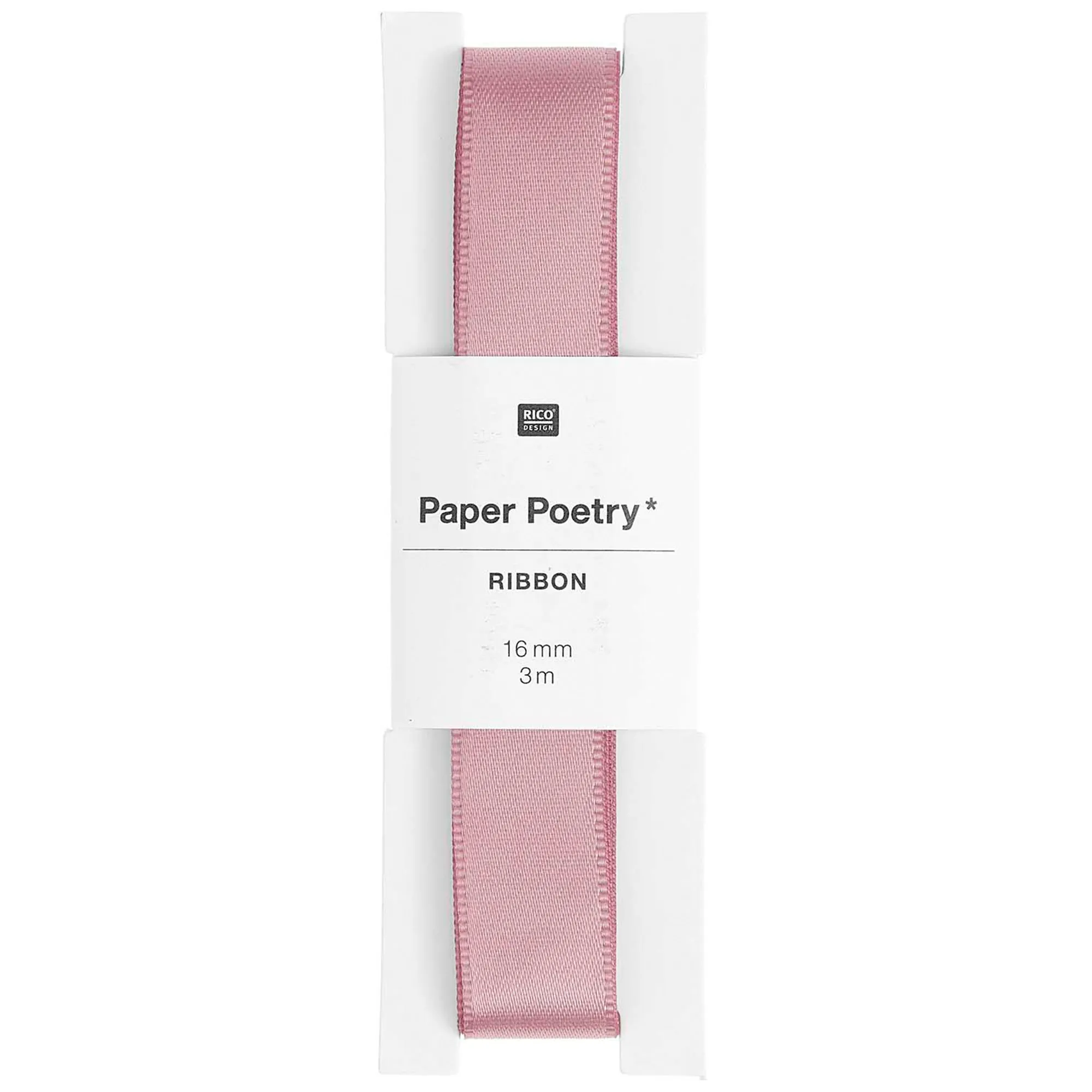 Satinband, Rosa Mauve 16mm / 3m