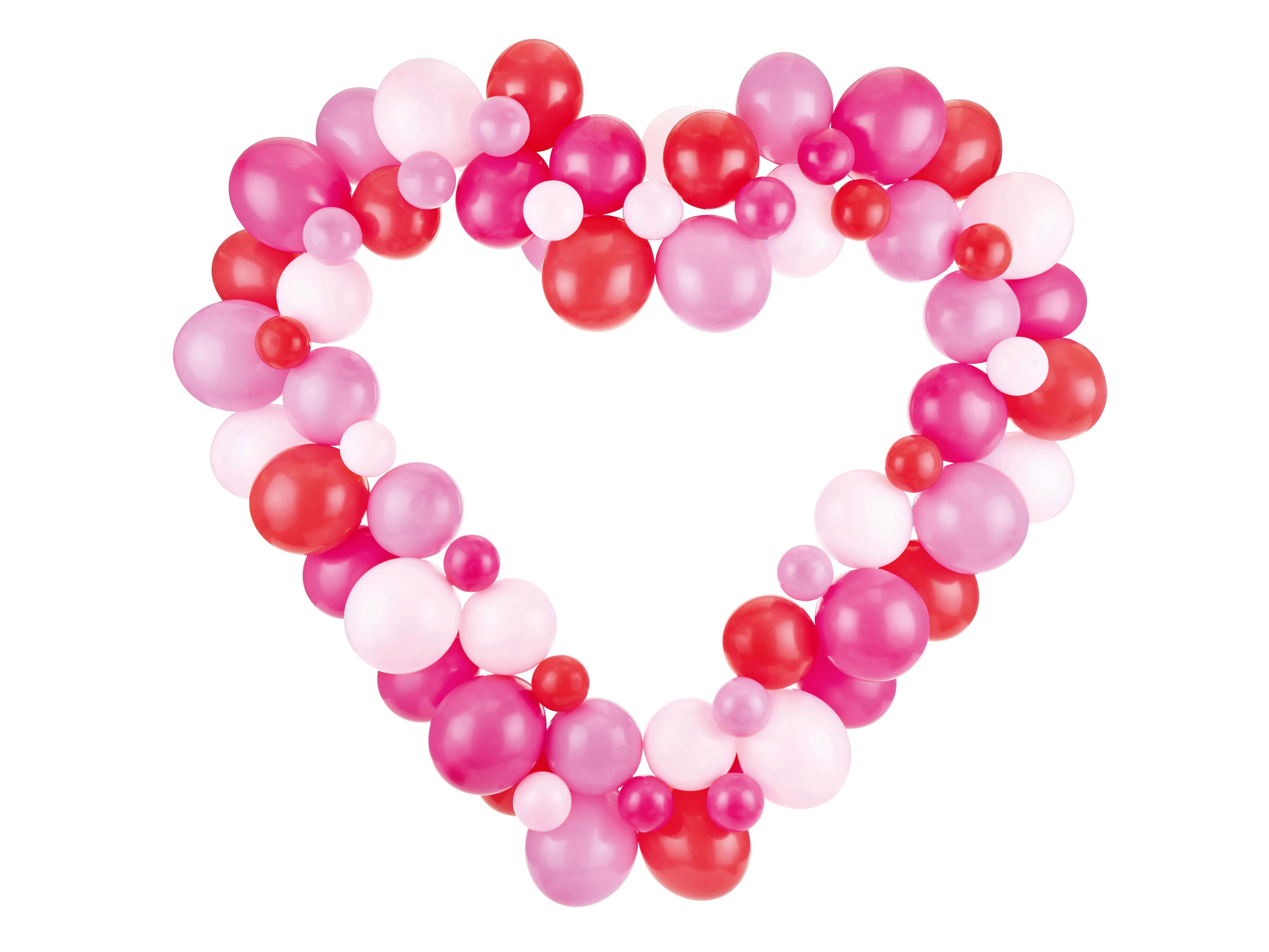 DIY "Ballonherz" zum selberbauen-Rosa