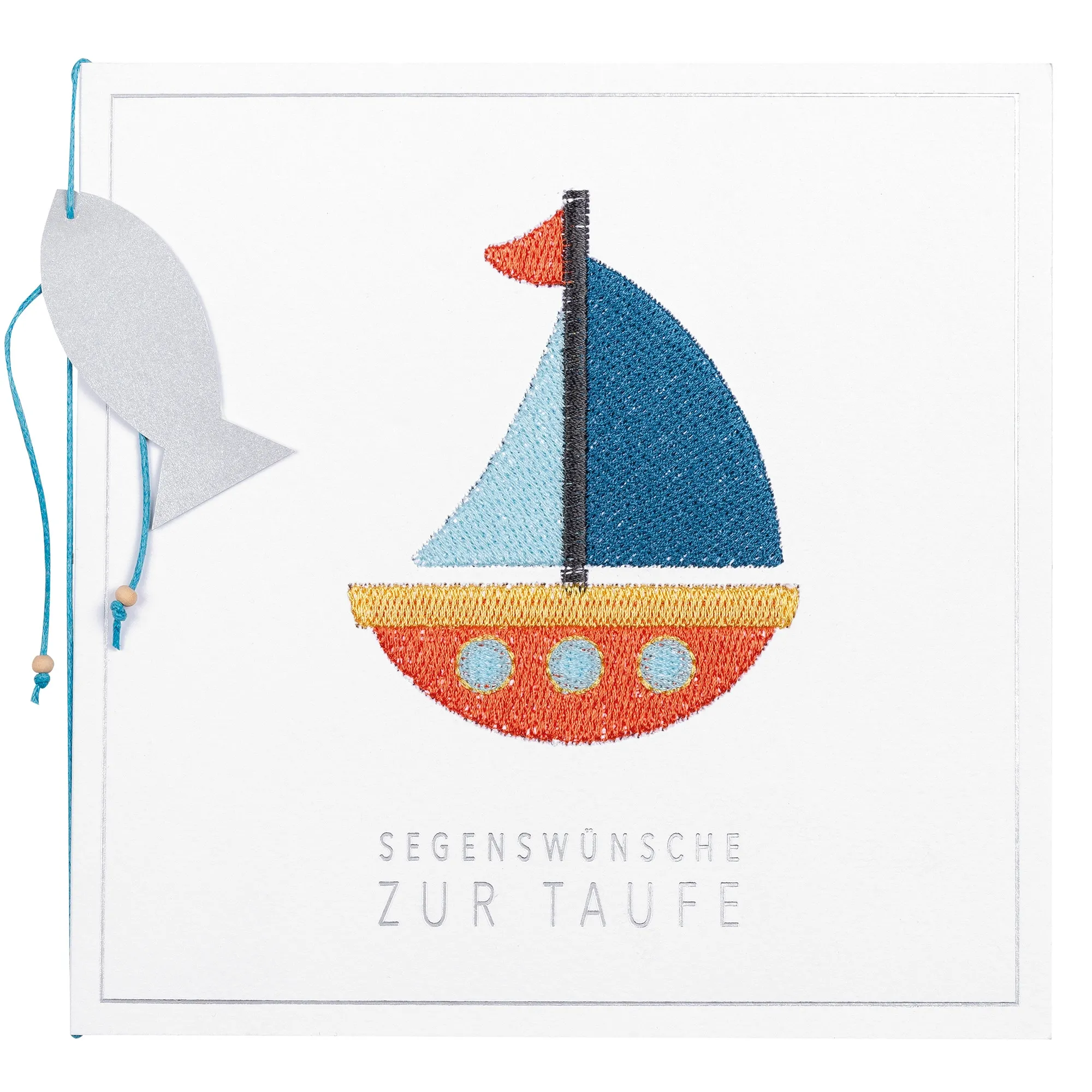 Räder Design - XL-Strickkarte "Segenswünsche zur Taufe"
