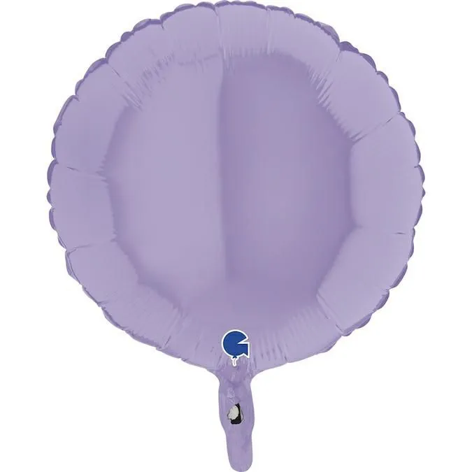 Folienballon Rund Matte Lila 45cm