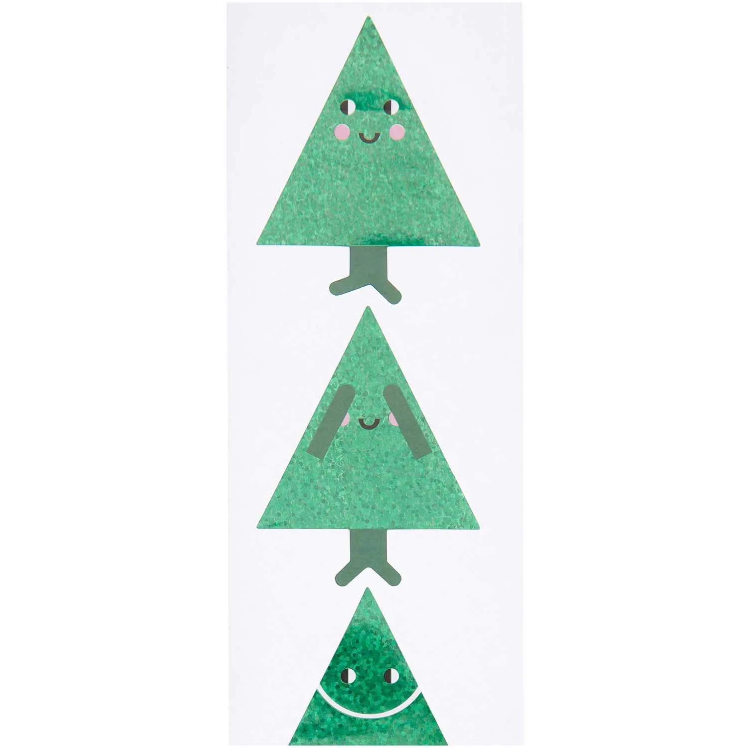 Weihnachts-Stickerrolle "Tannen"