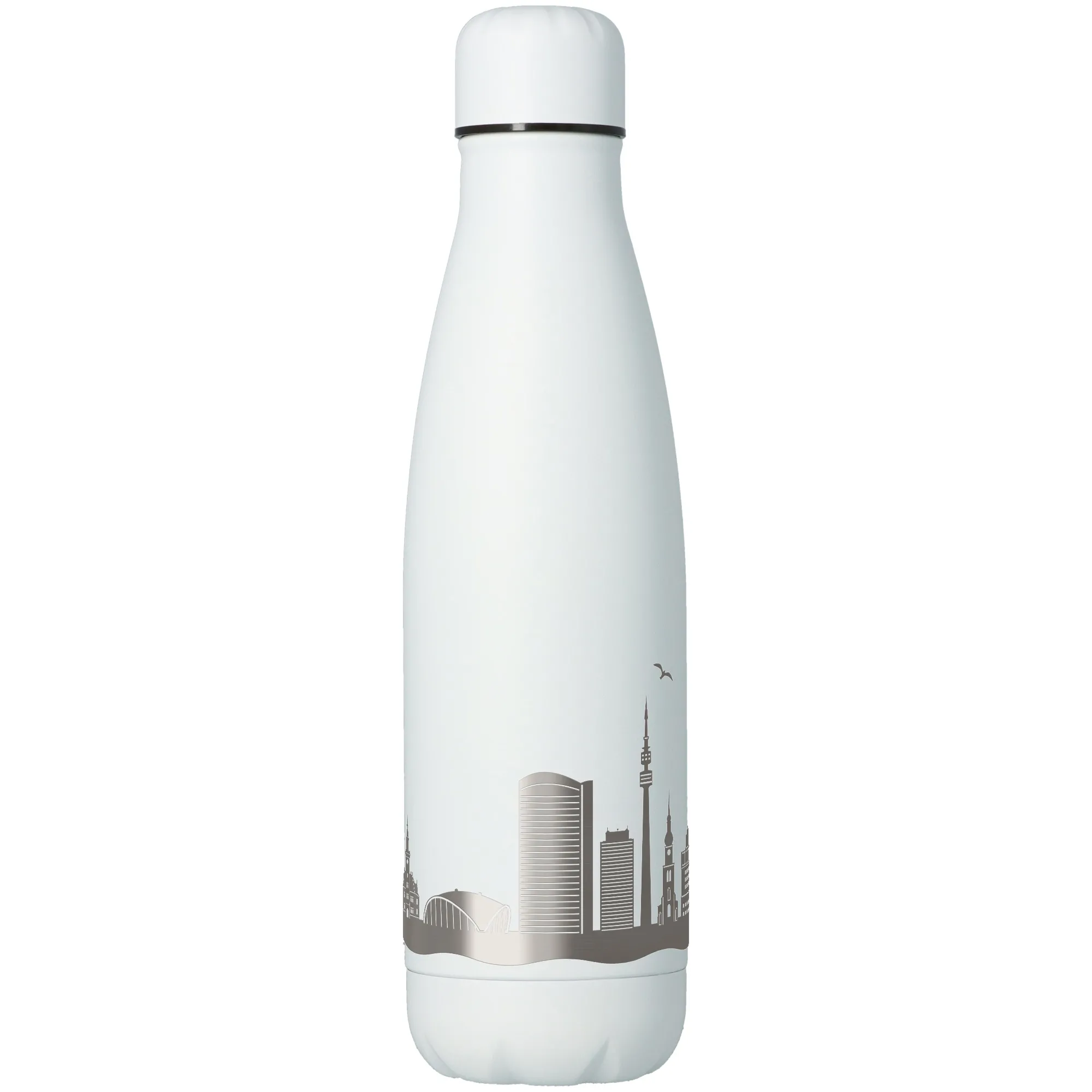 Trinkflasche Skyline Dortmund Weiß 500ml