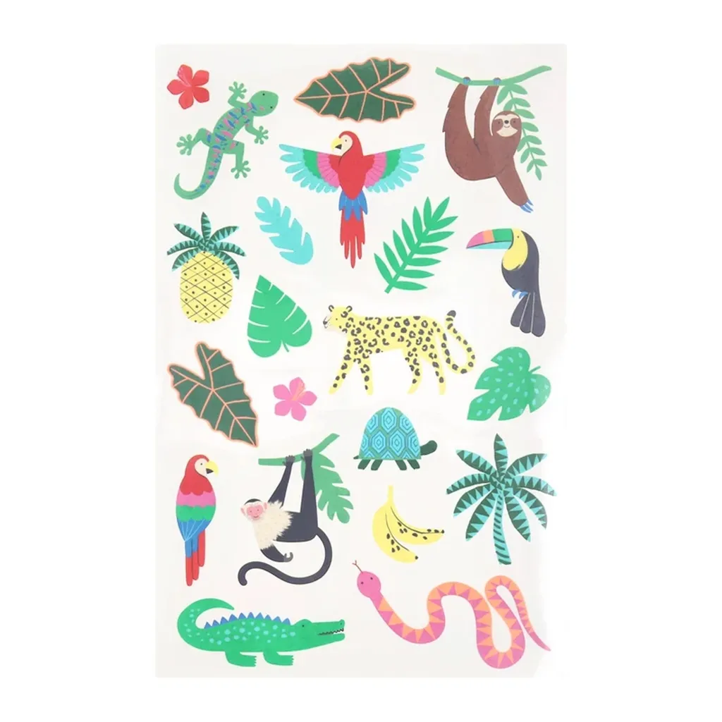 Tiermotiv, Tiere, Pflanzen, Tiermuster, Leopard