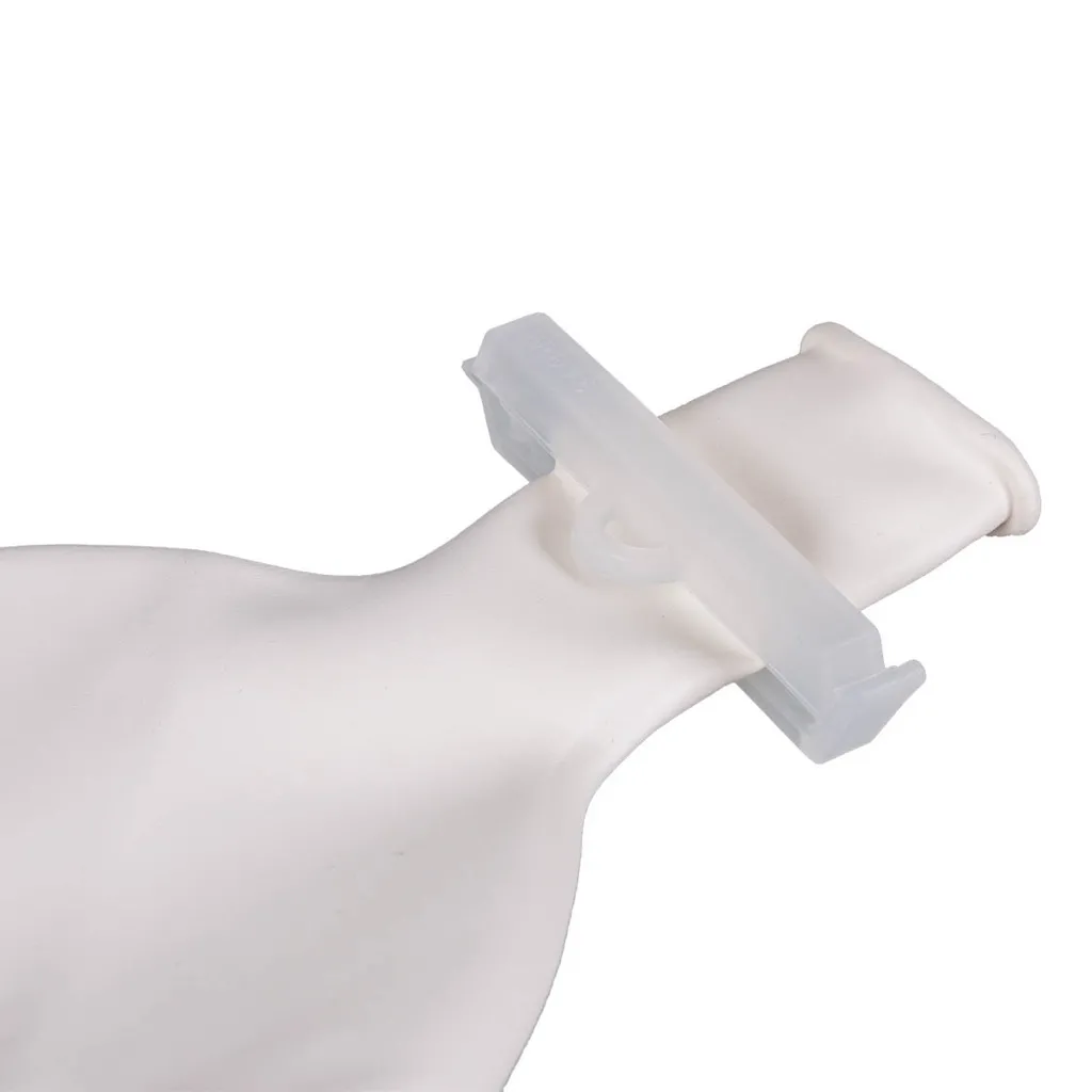 Schultertasche, Klettverschluss, Kunststoffclip, transparent, Gelenkhalterung