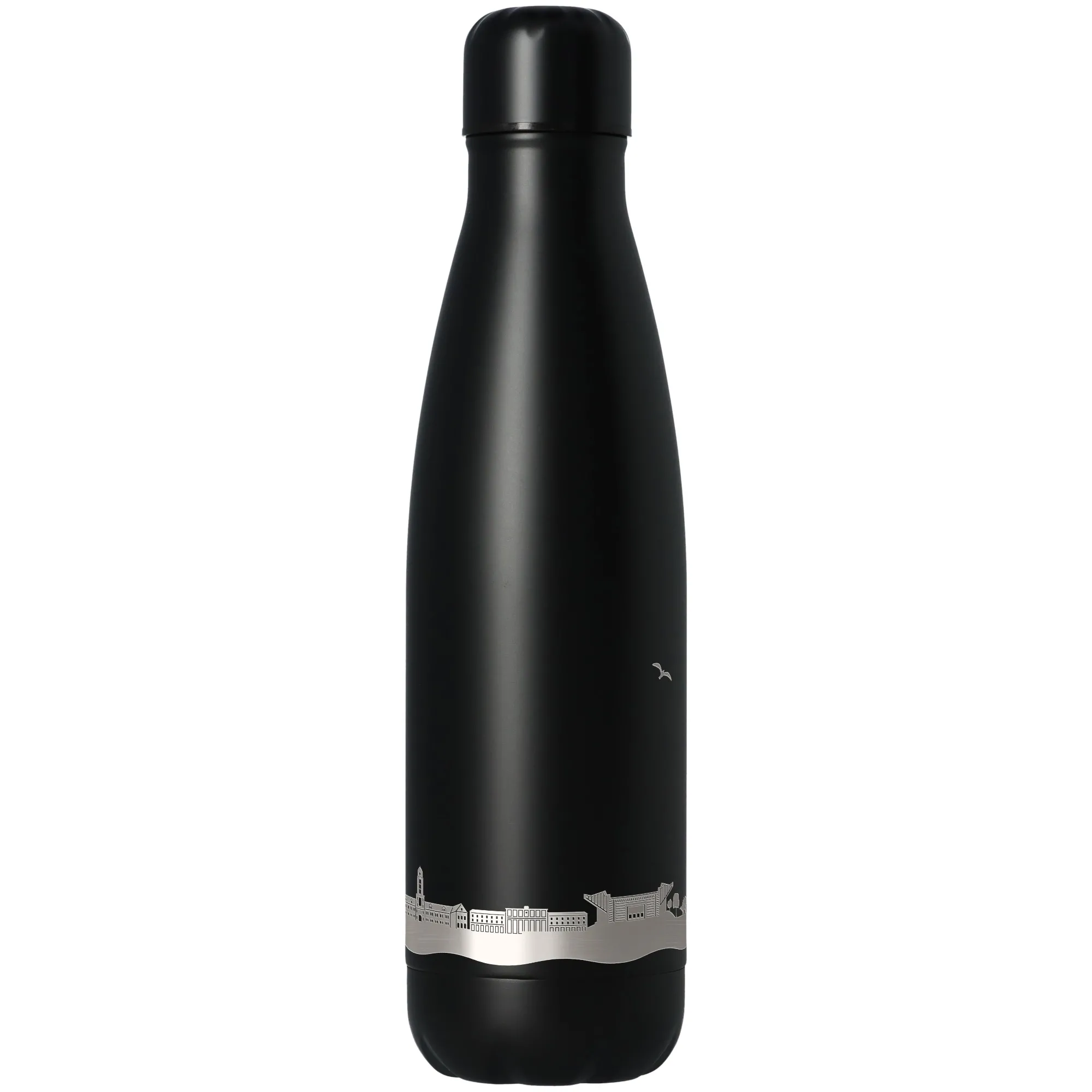 Trinkflasche Skyline Kaiserslautern Schwarz 500ml