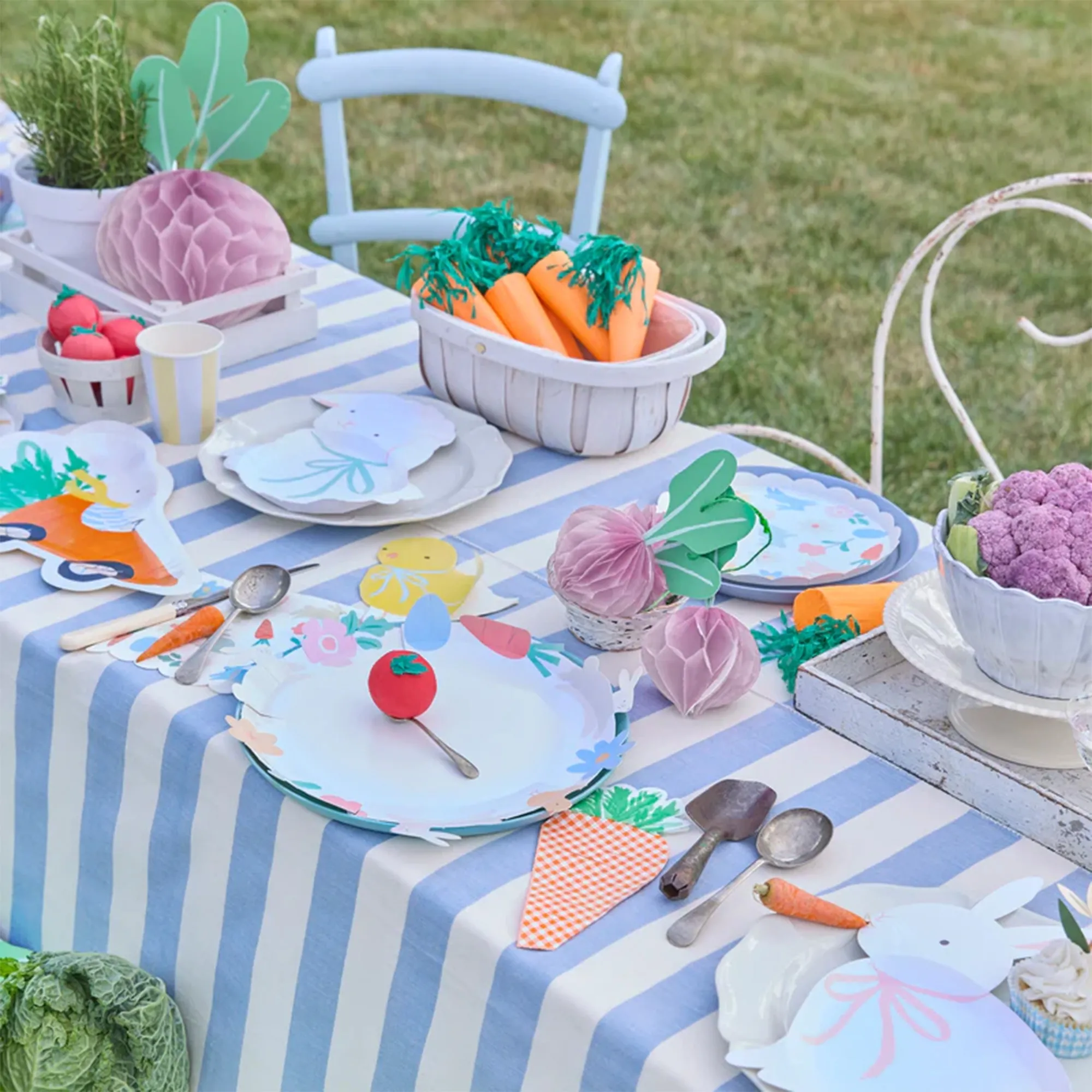 Lustig, Leute, Picknick, Pflanze, Picknick-Korb