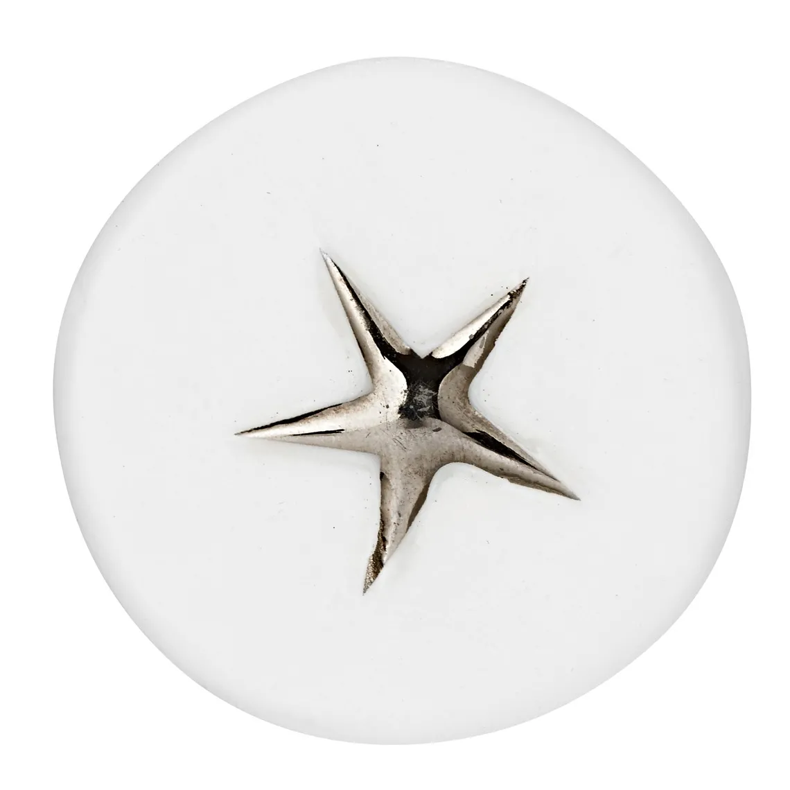 Silvester - Glücksmünze Stern Silber