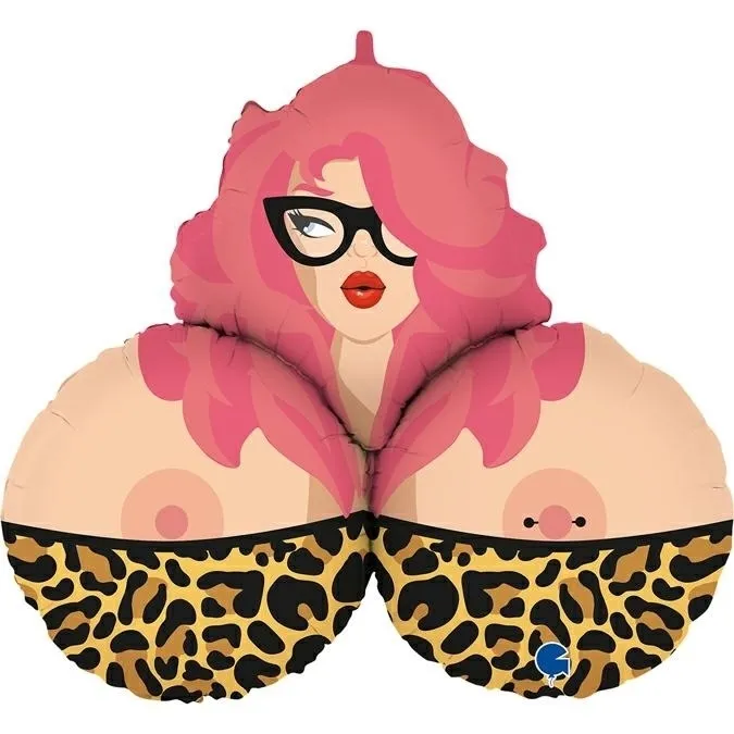 Folienballon "Mrs. B" 90cm