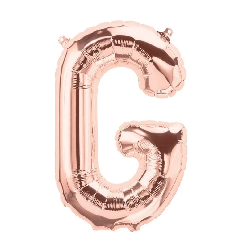 Luftballon Buchstabe G Roségold 40cm