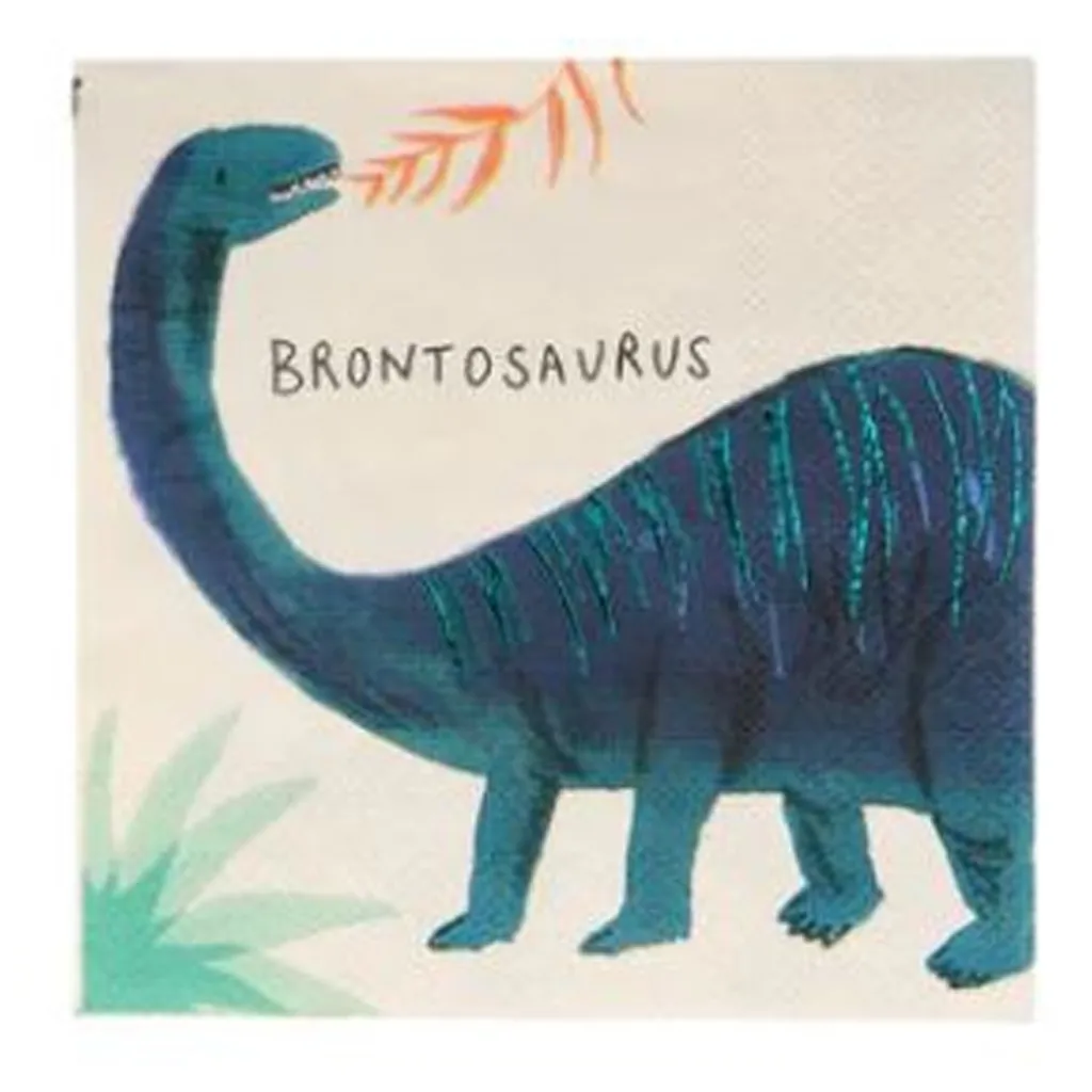 Dinosaurier, Brontosaurus, Tierbild, Abstrakter Stil, Blaugrün