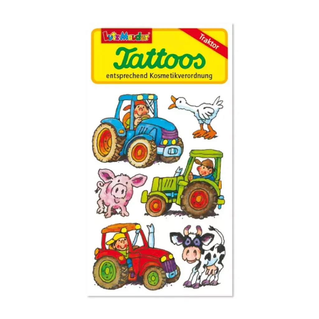 Bauernhof - Tattoo "Traktor"