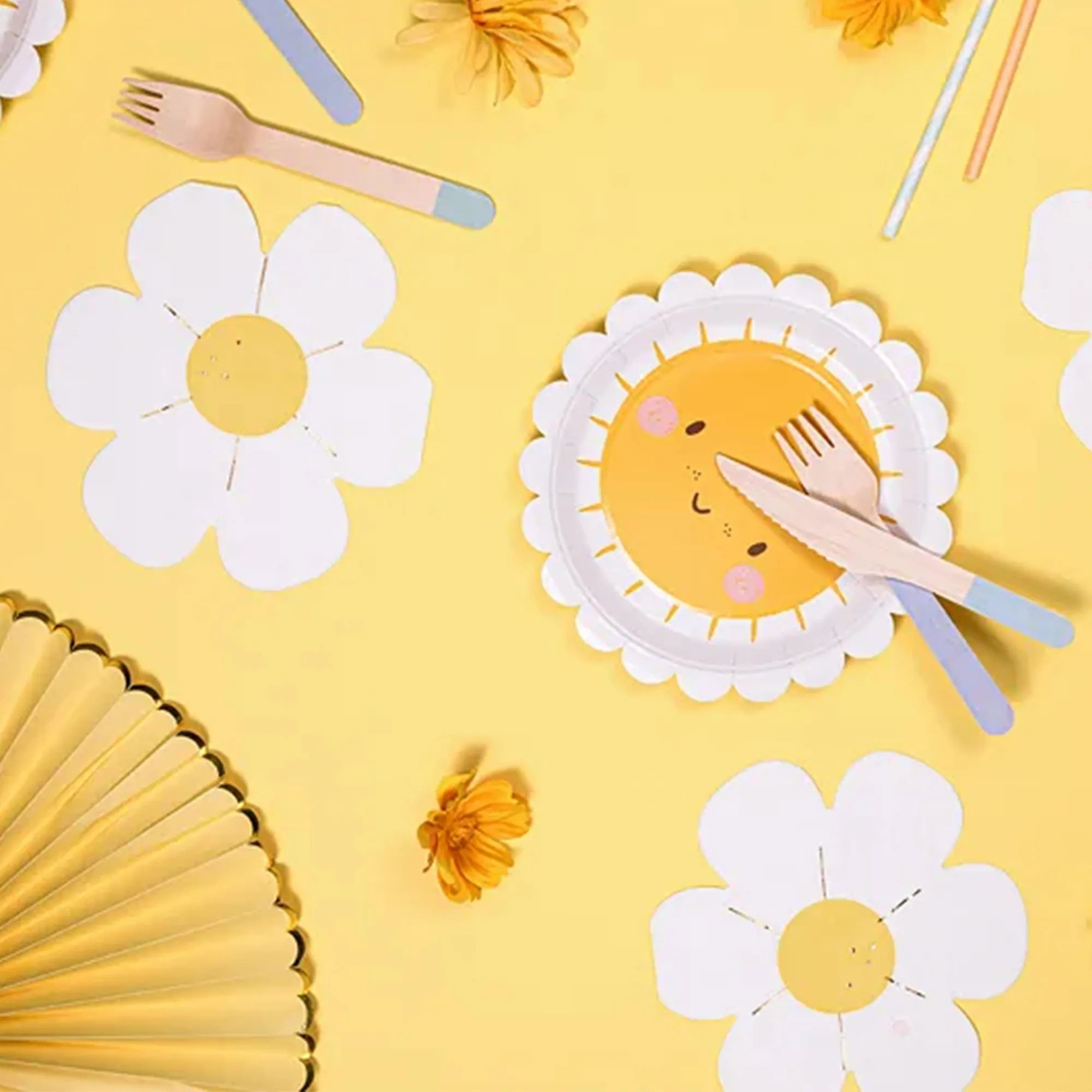 12 Servietten Gänseblümchen