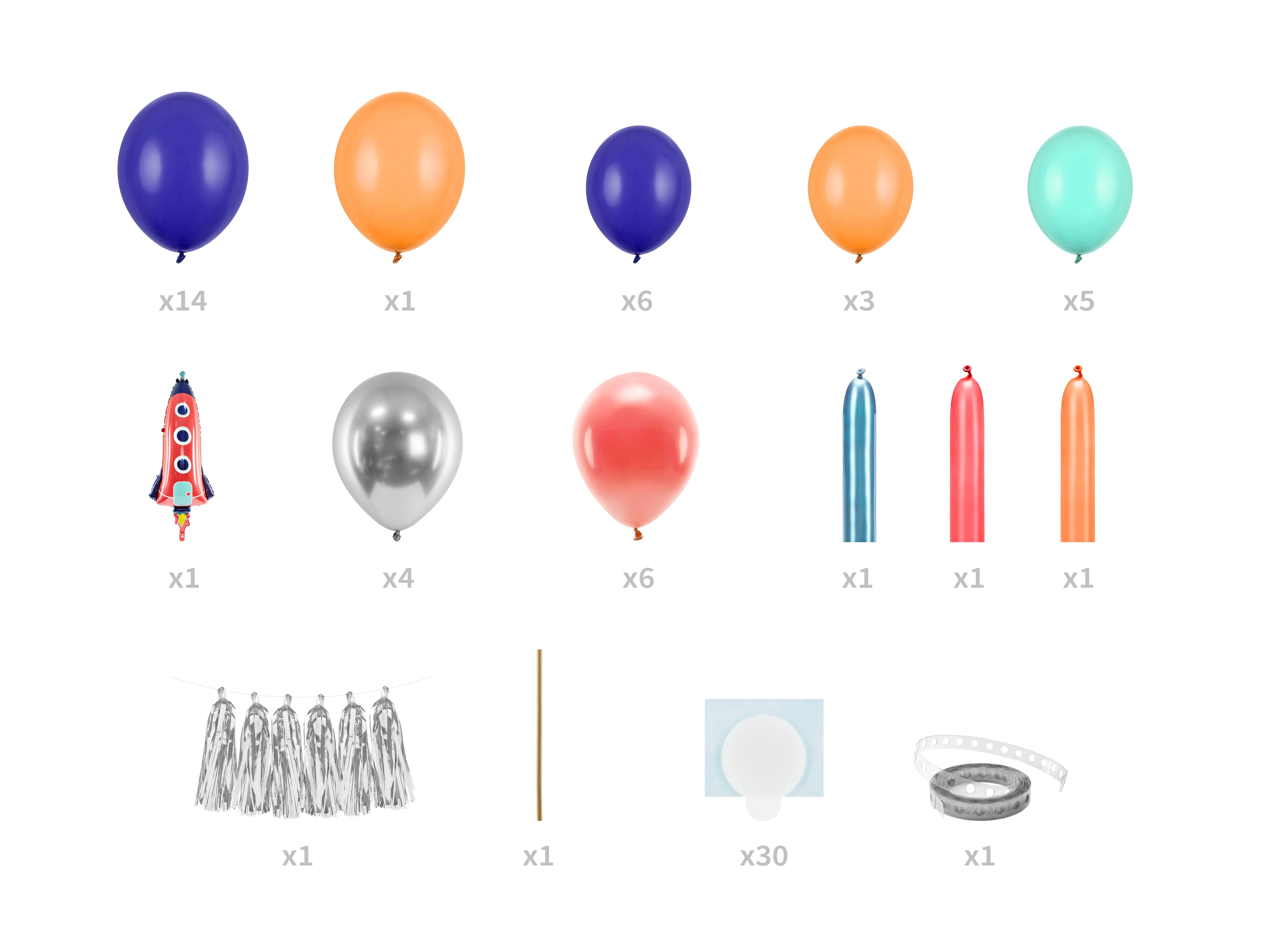 DIY "Ballonwolke" zum Selberbauen "Weltall"