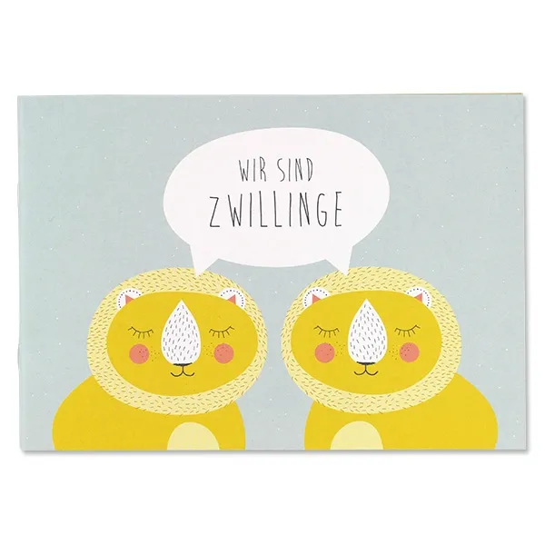 Erinnerungsheft "Wir sind Zwillinge"