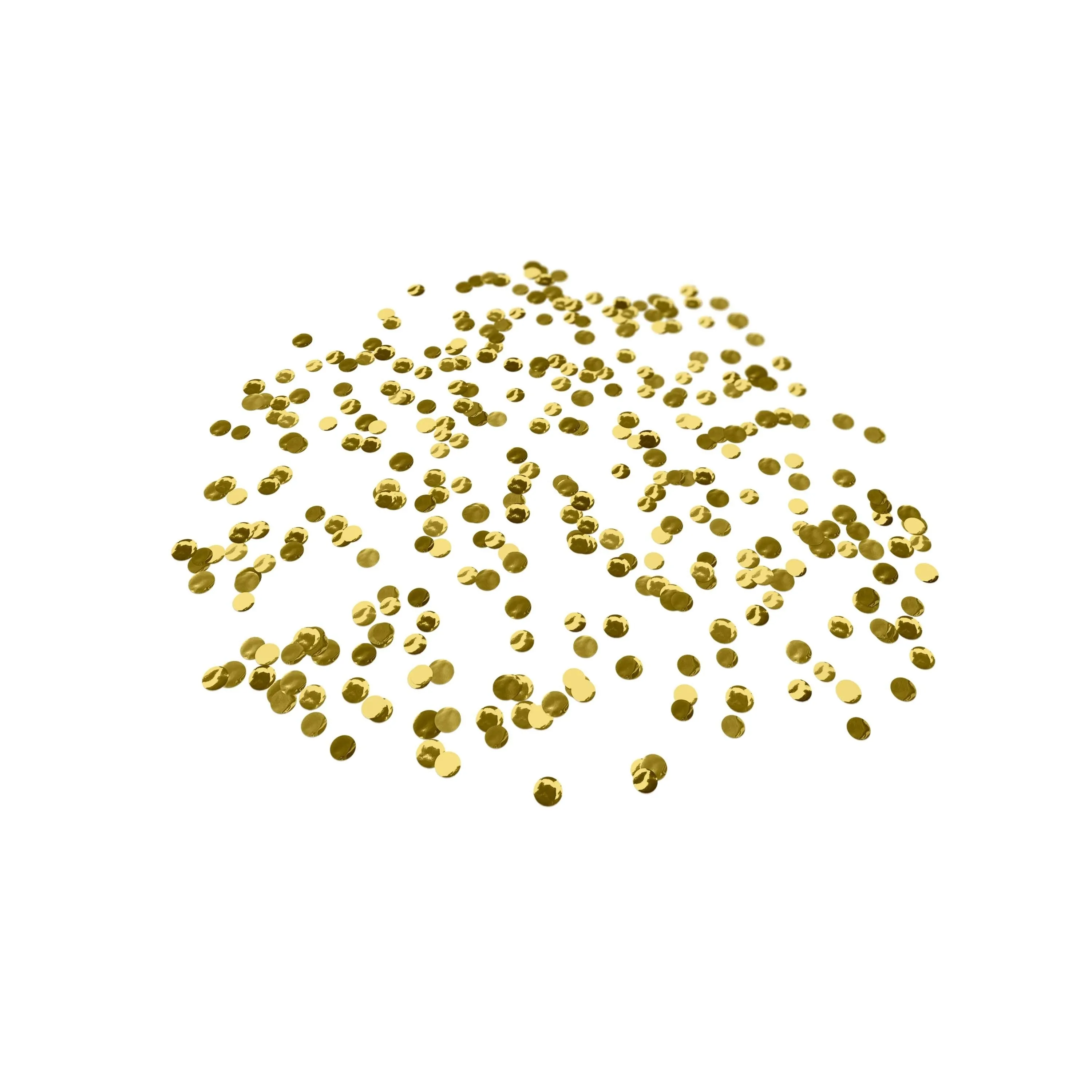 Folienkonfetti 1cm Rund 100g Gold