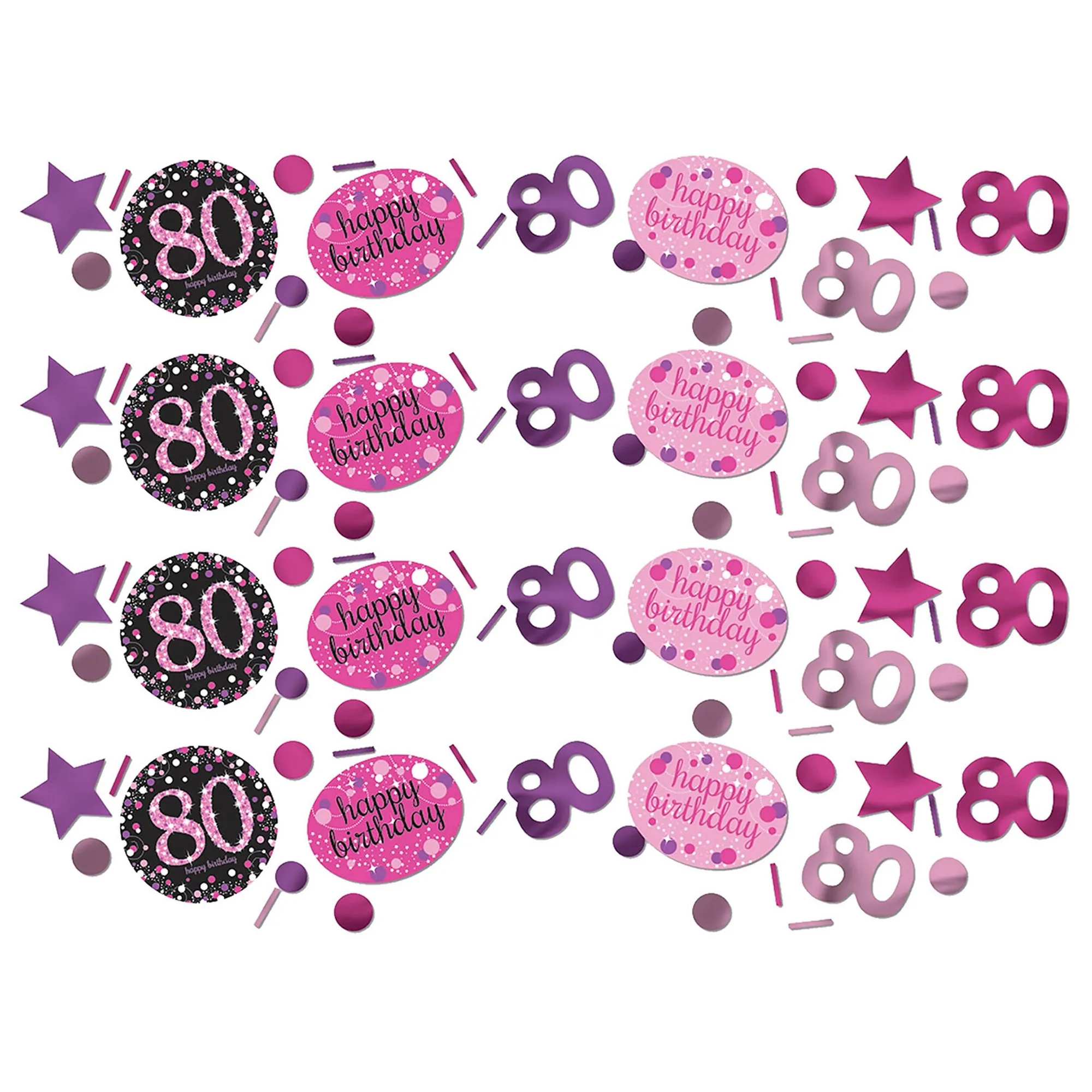 Konfetti "80. Geburtstag" 34g