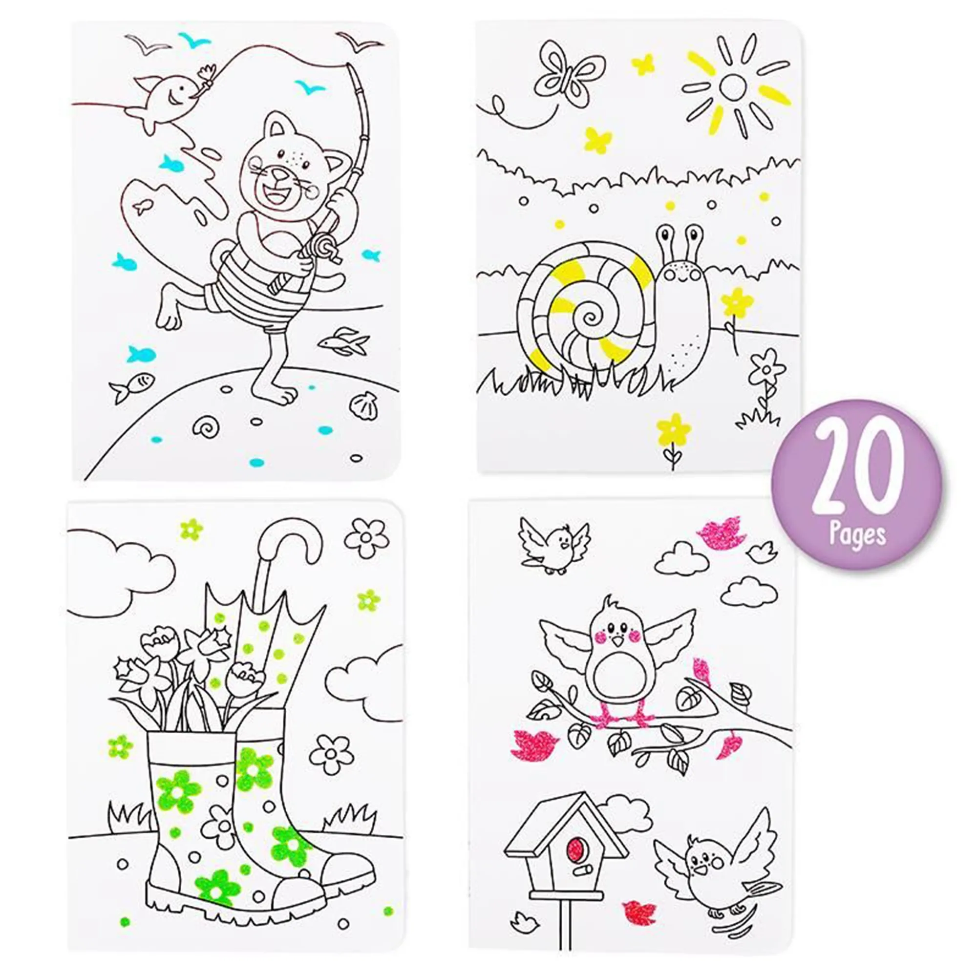 Stickermalbuch inkl. Diamanten Sticker