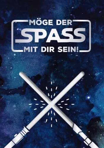 Musikkarte "Möge der Spass mit dir sein"