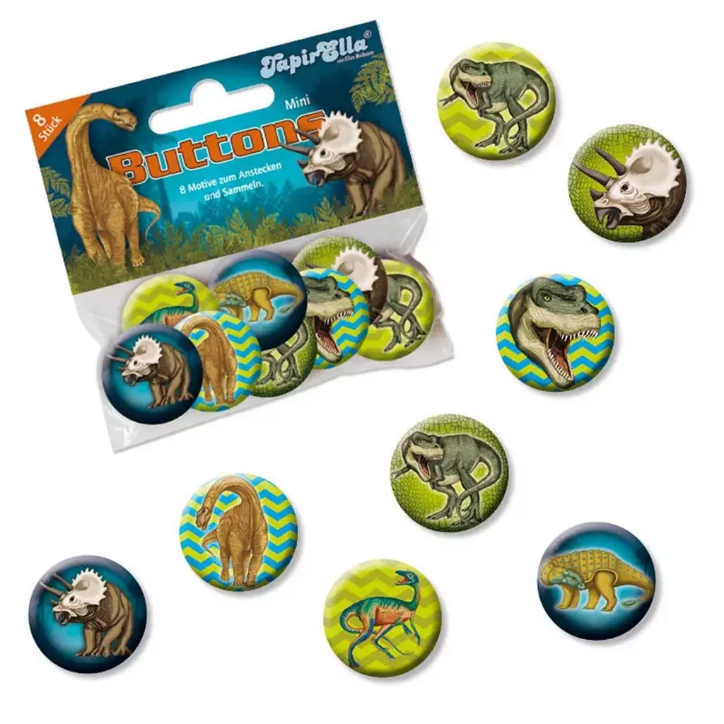 Dinosaurier - 8 Minibuttons