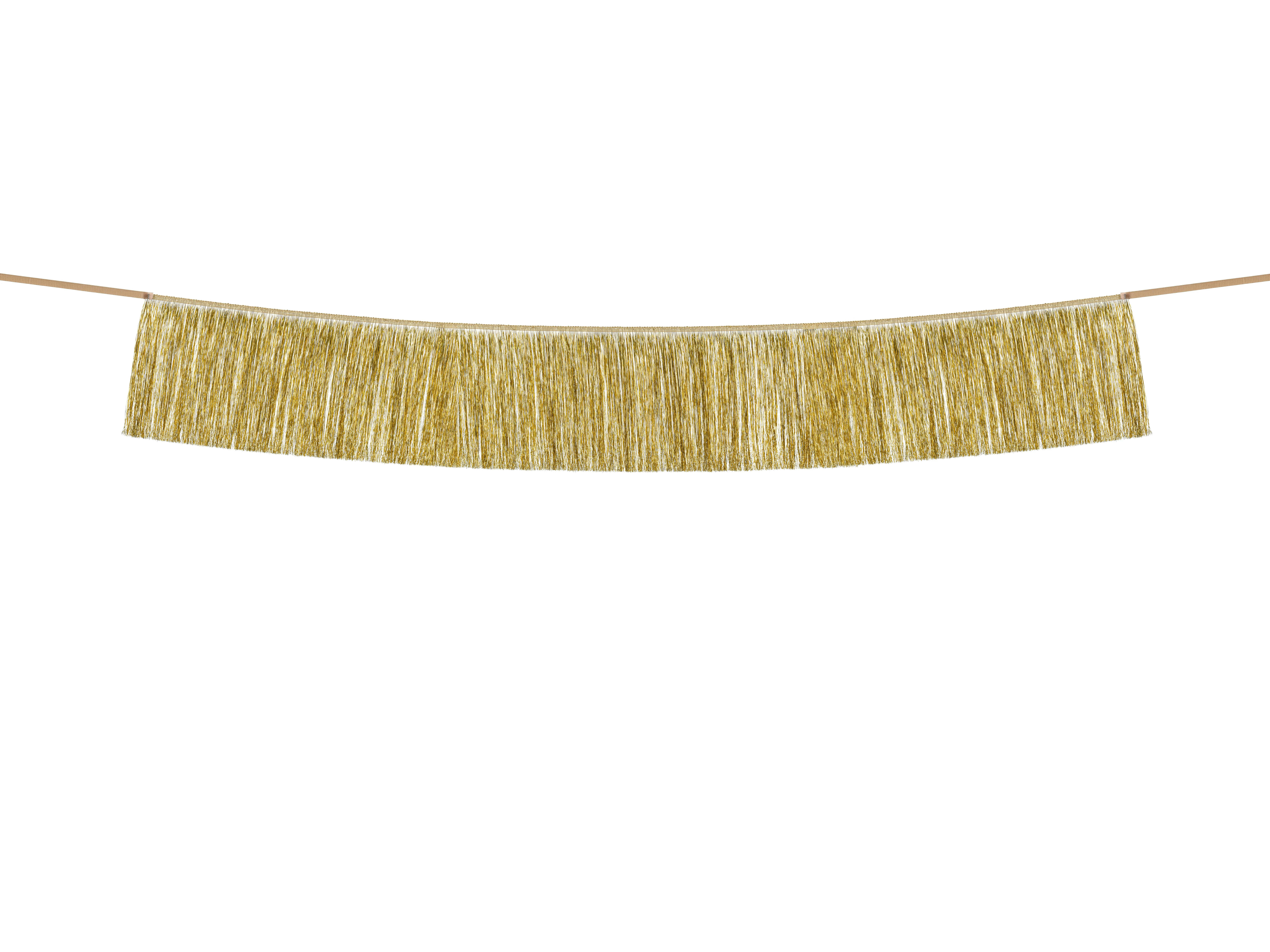 Fransengirlande Gold 135cm