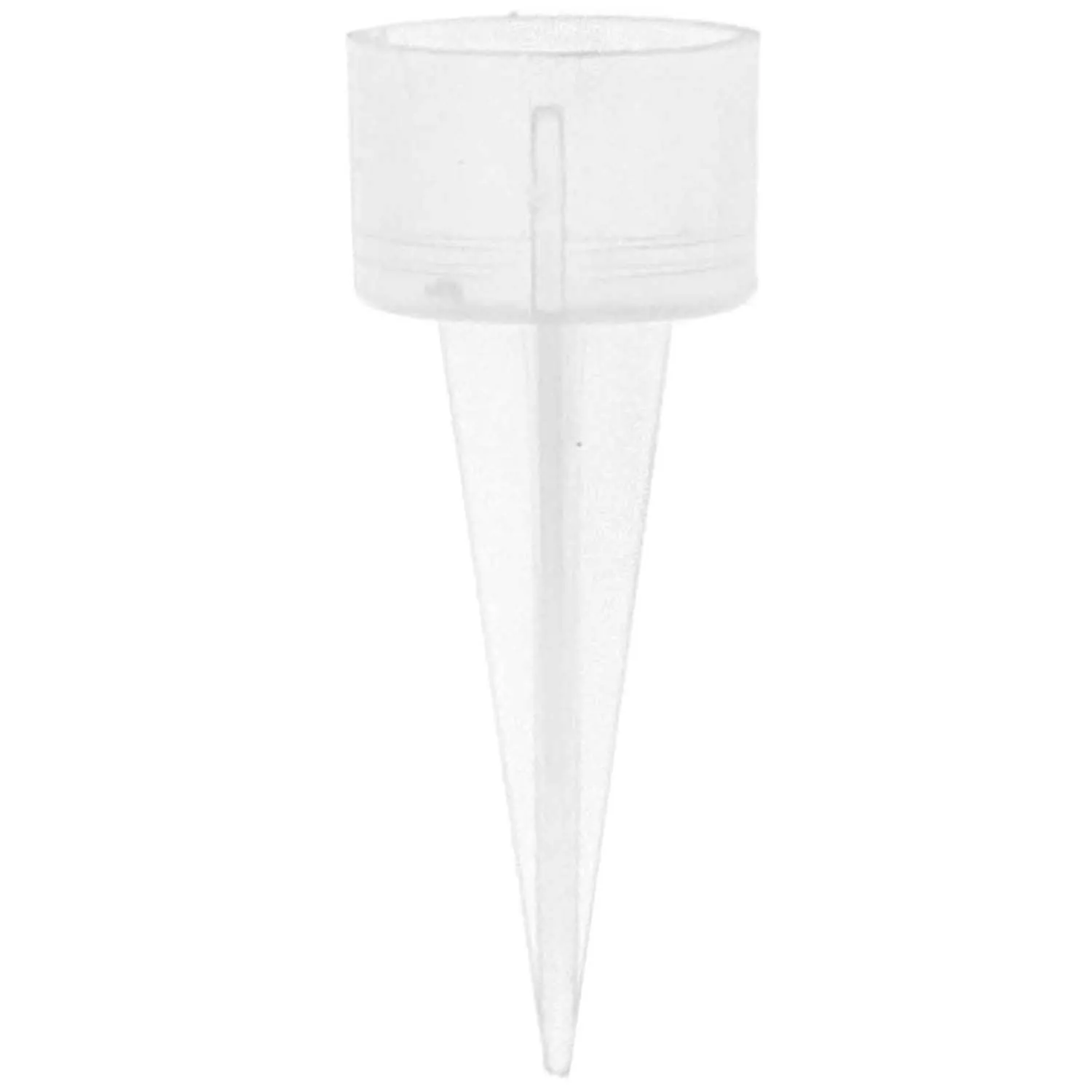 10 Spiralkerzenhalter, Transparent Ø 1,2 cm
