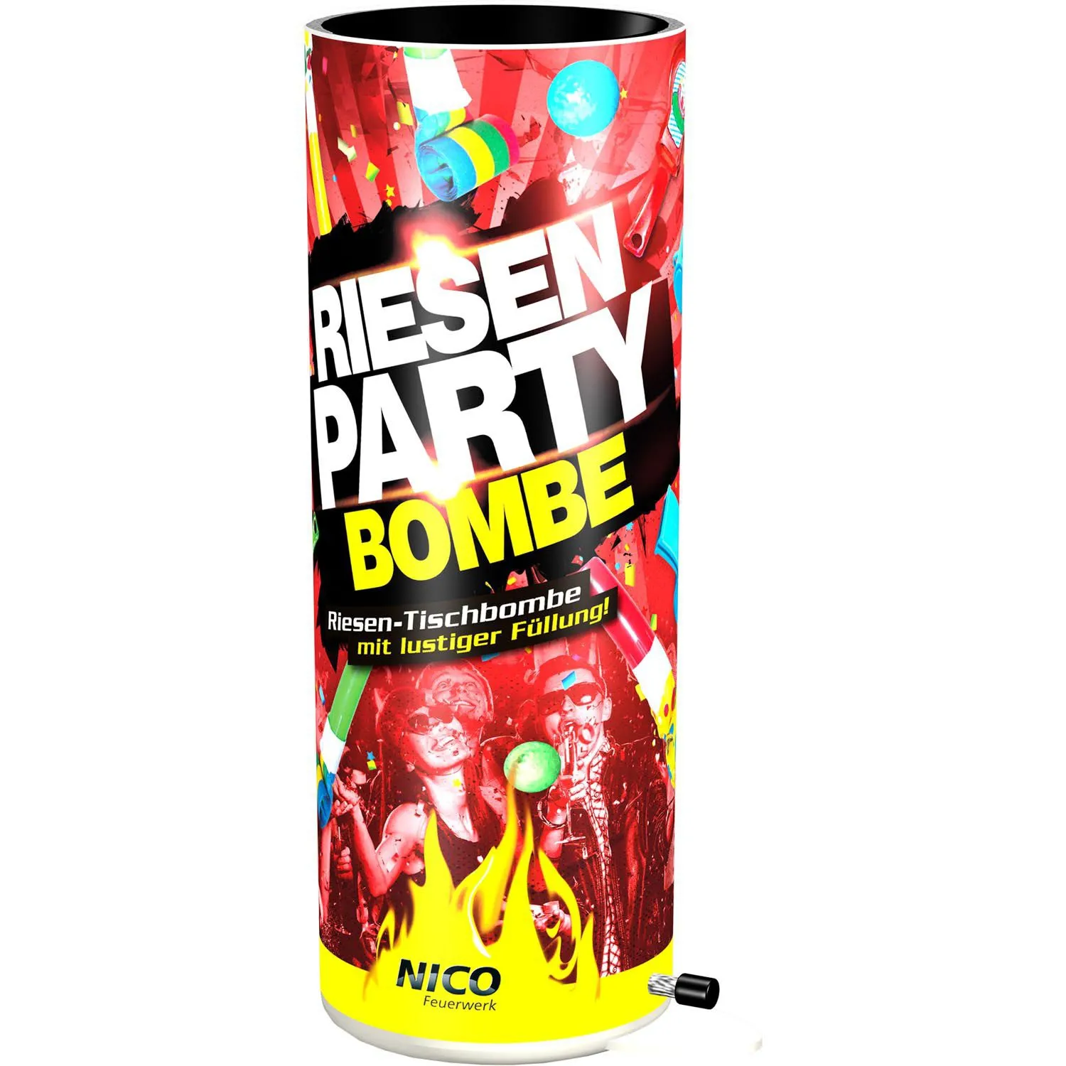 Tischbombe Riesen Party Bombe