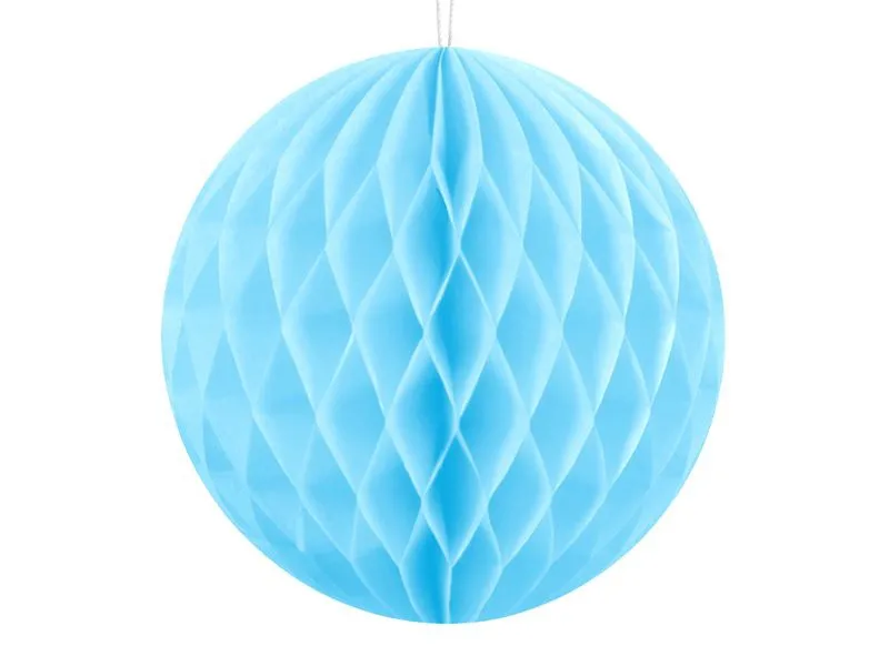 Wabenball Hellblau, M - 20 cm Ø