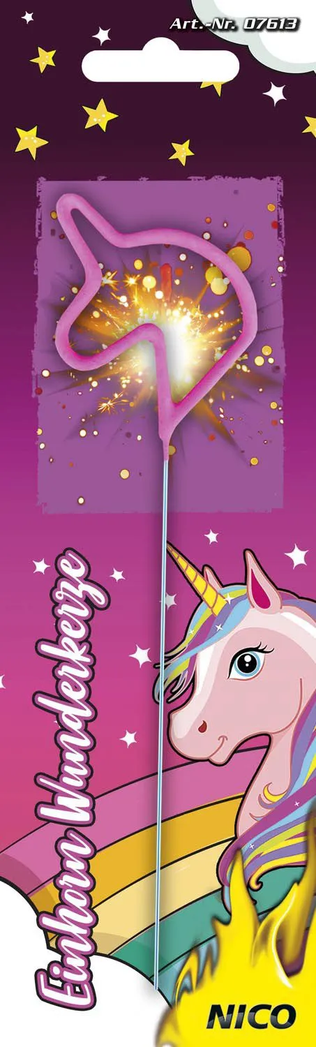 Wunderkerze "Einhorn"