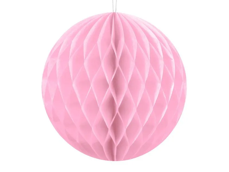 Wabenball Rosa, L - 30 cm Ø