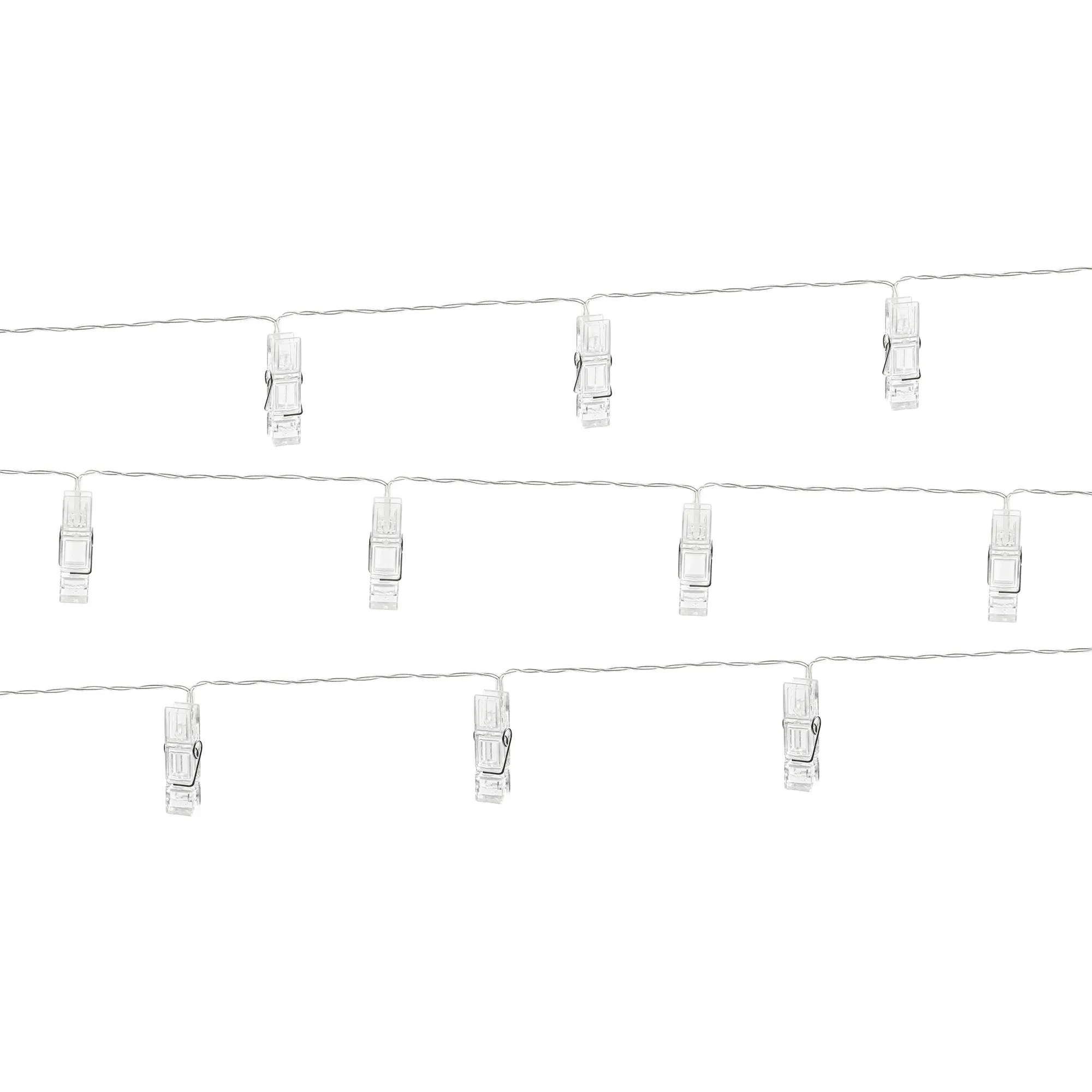 LED-Clip-Leuchten, klar, 1,4m