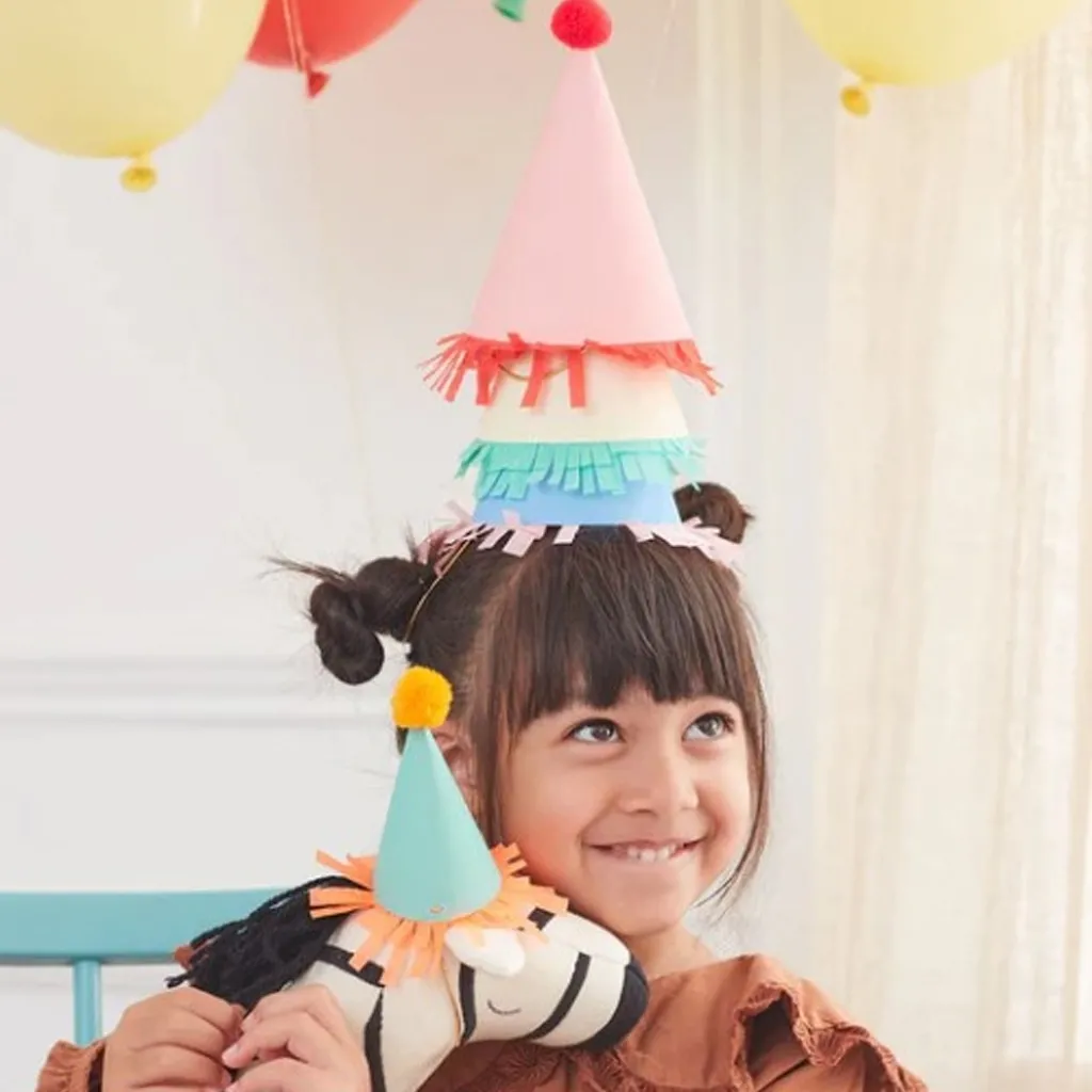 Meri Meri - 8 bunte Partyhüte