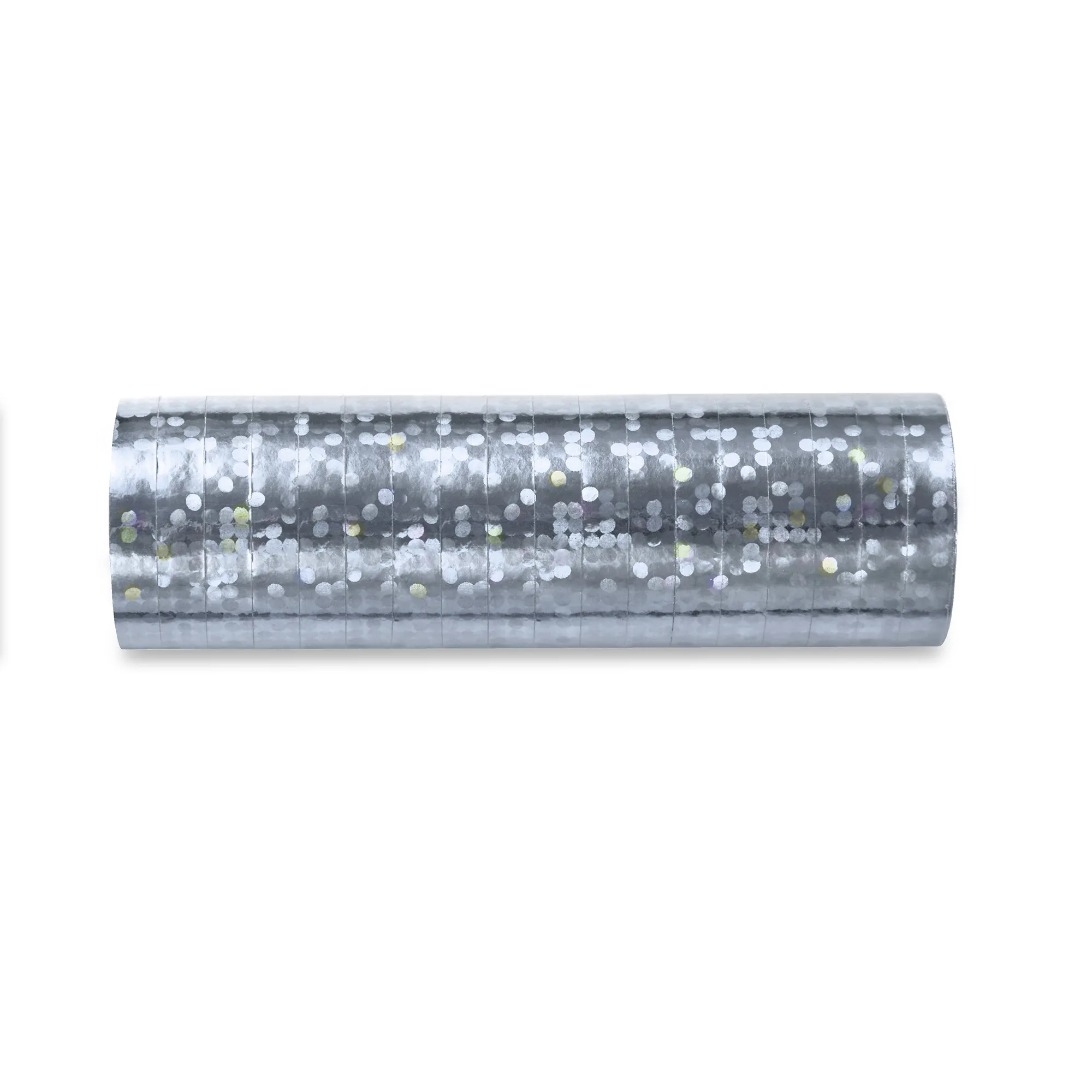 Luftschlangen Holographic Silber